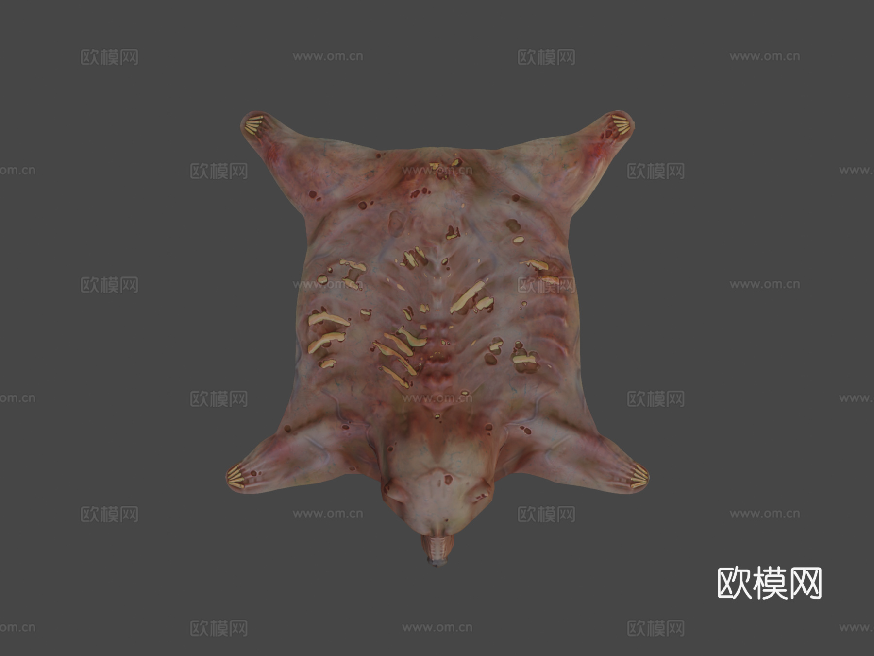 僵尸熊3d模型