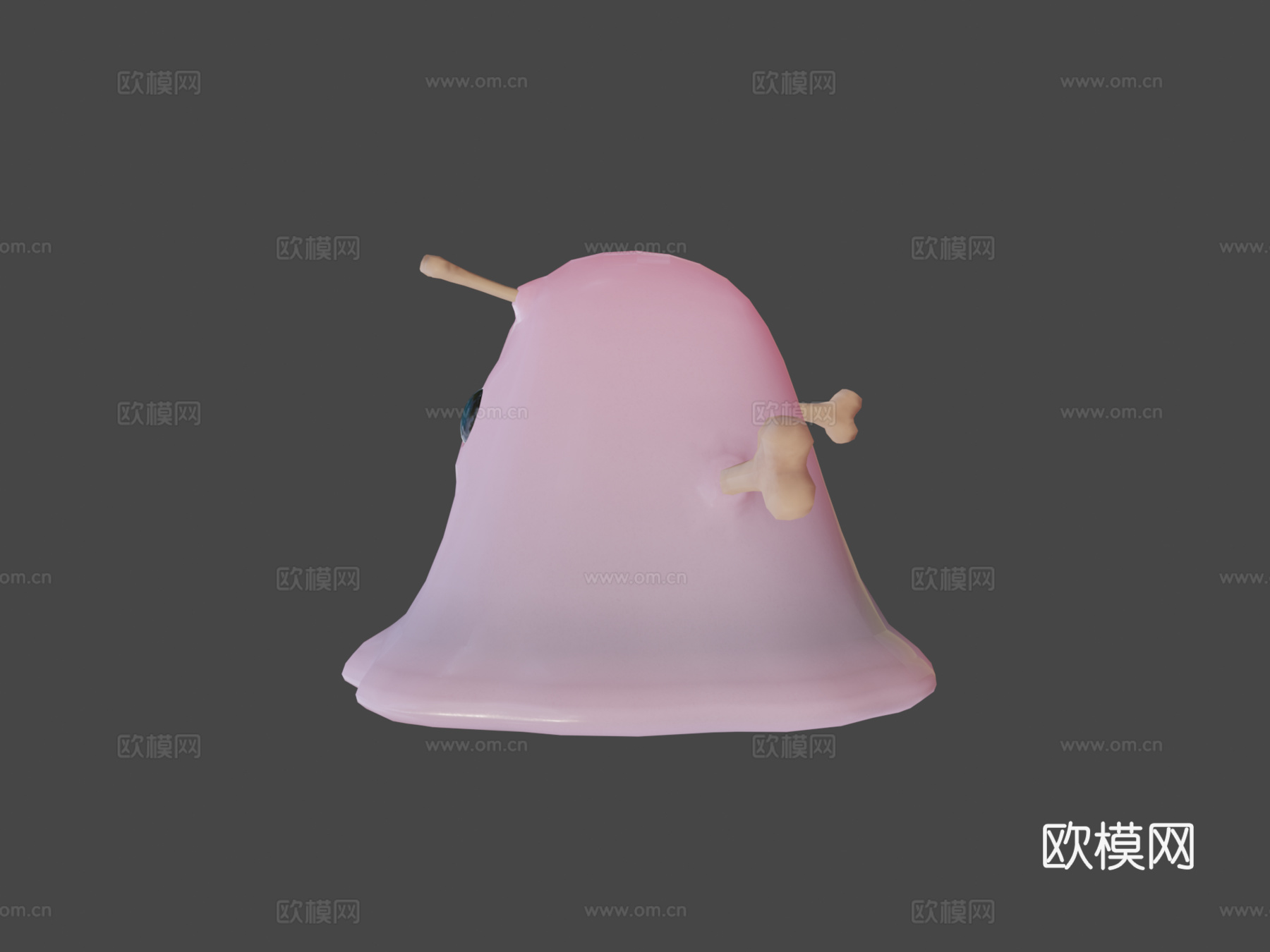 可爱史莱姆3d模型