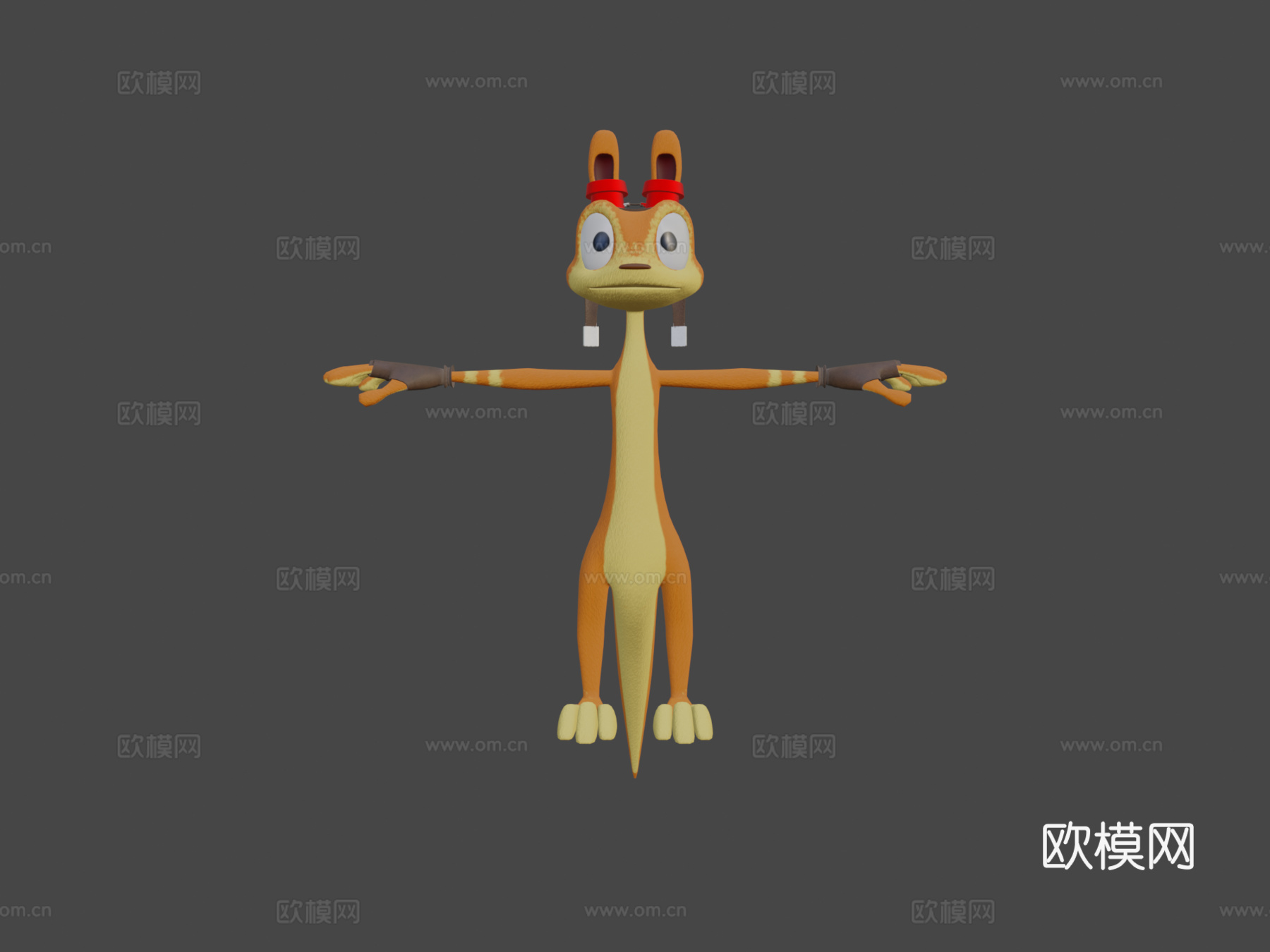 达克斯特3D模型-杰克与达克斯特3d模型