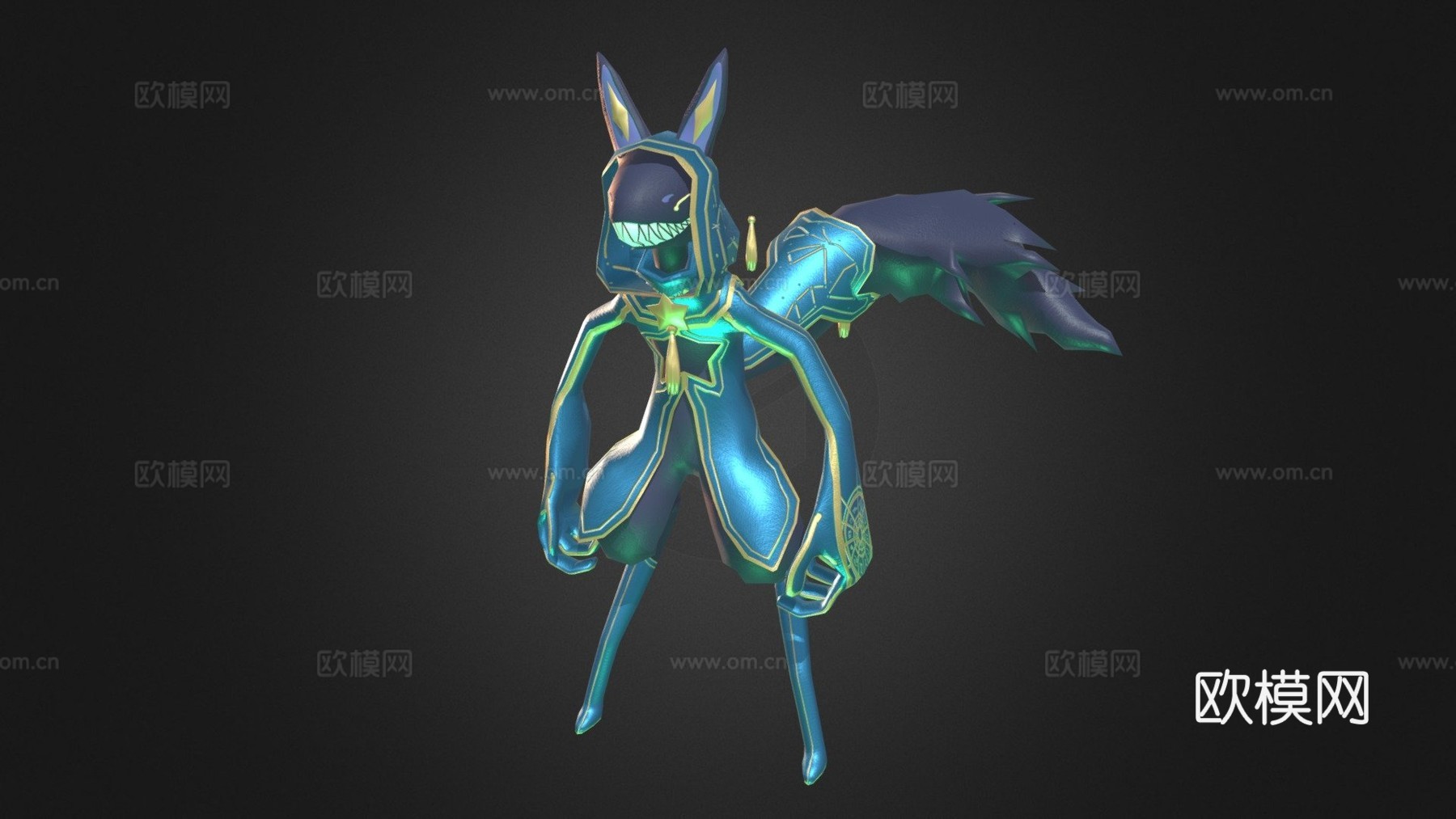 毛茸茸卡维库3d模型