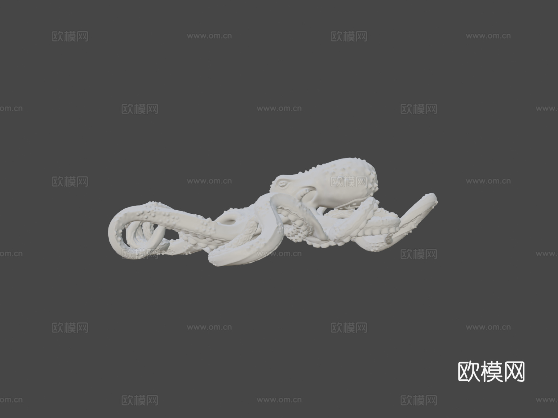 章鱼吊坠3d模型
