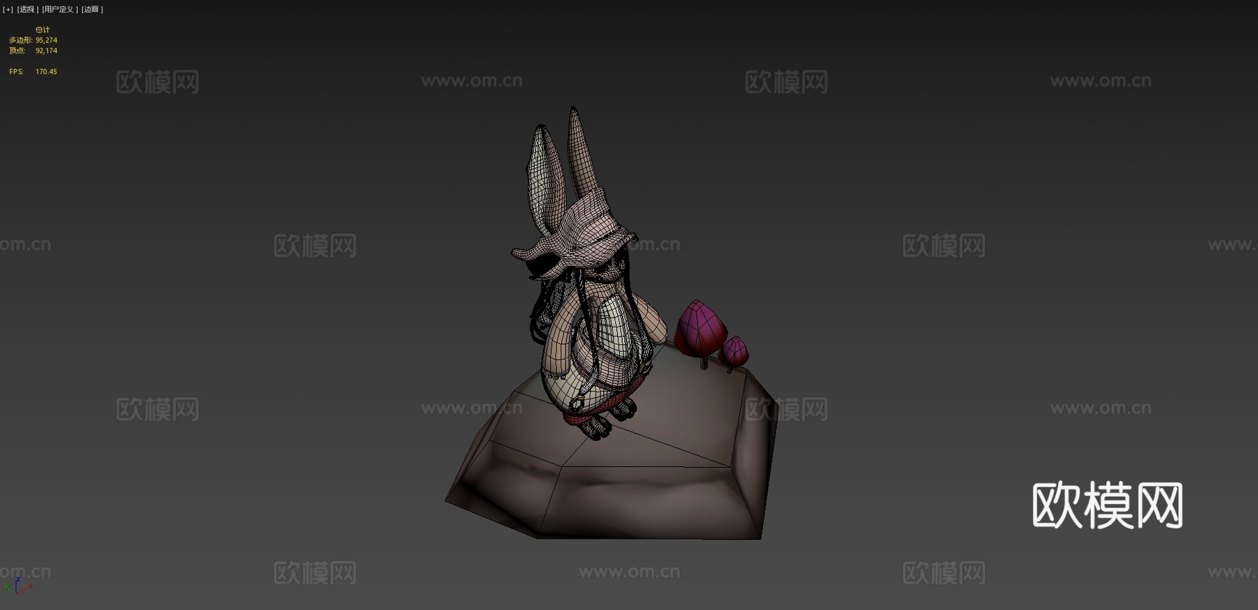 娜娜奇-来自深渊3d模型