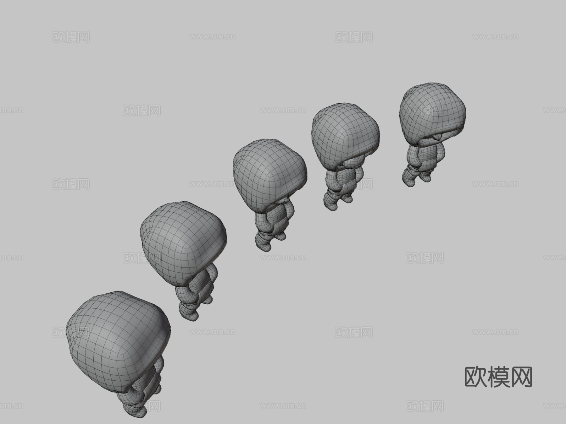 兜帽帮3d模型