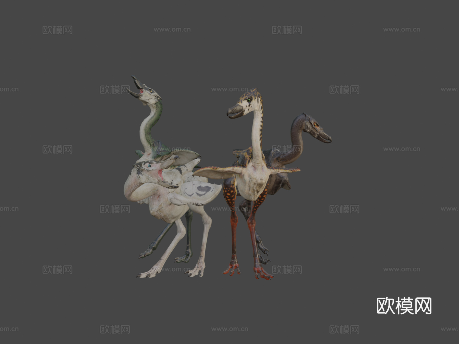 不会飞的外星鸟3d模型