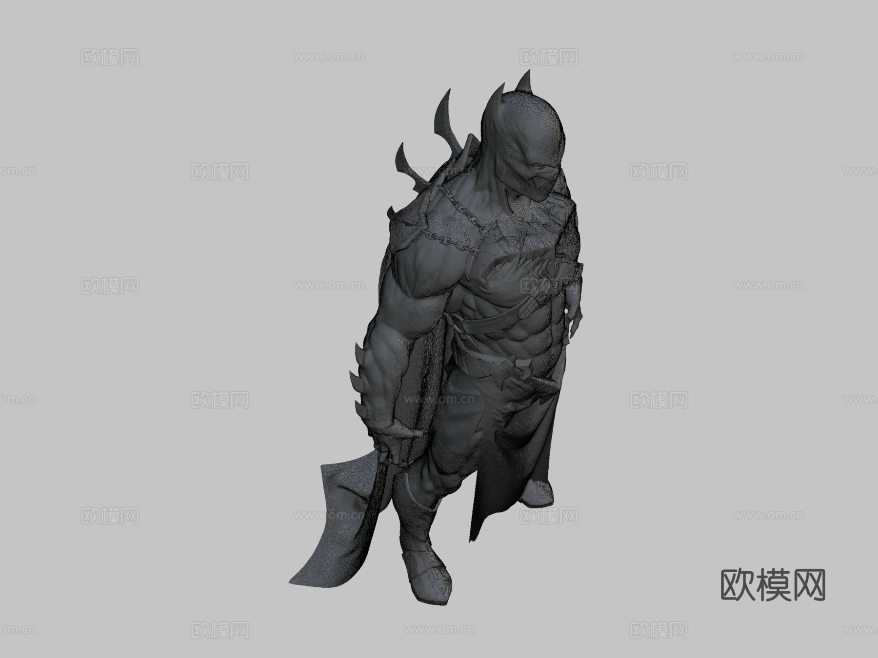 黑暗骑士3d模型