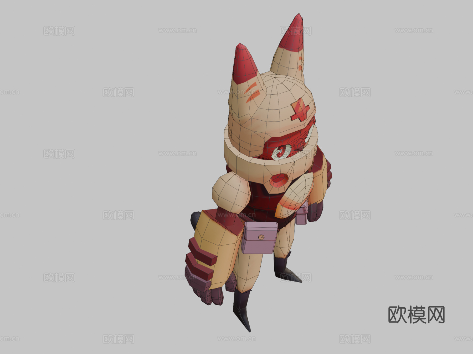 太空猫3d模型