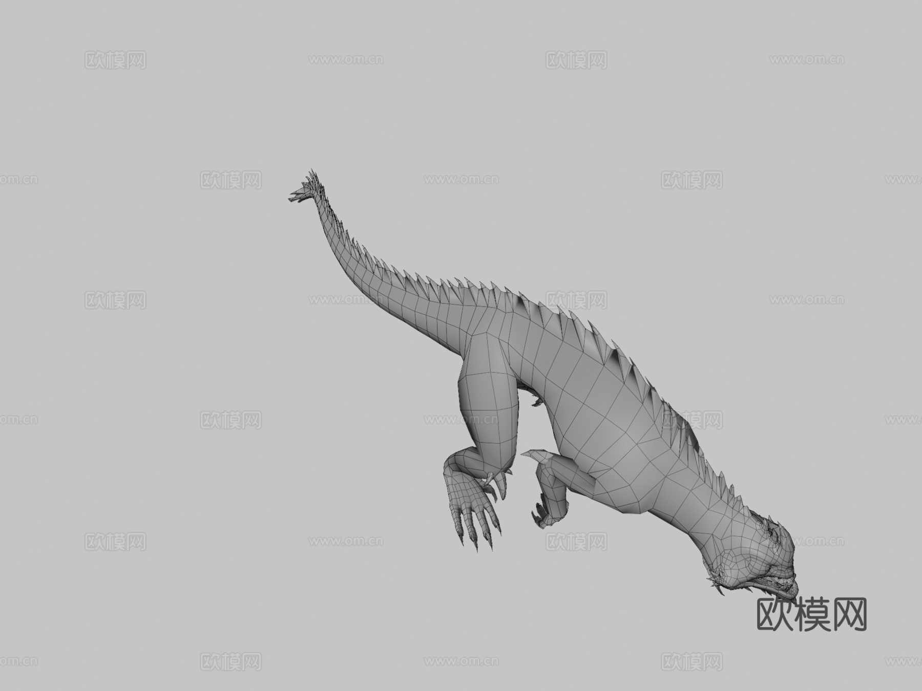 蜥蜴3d模型