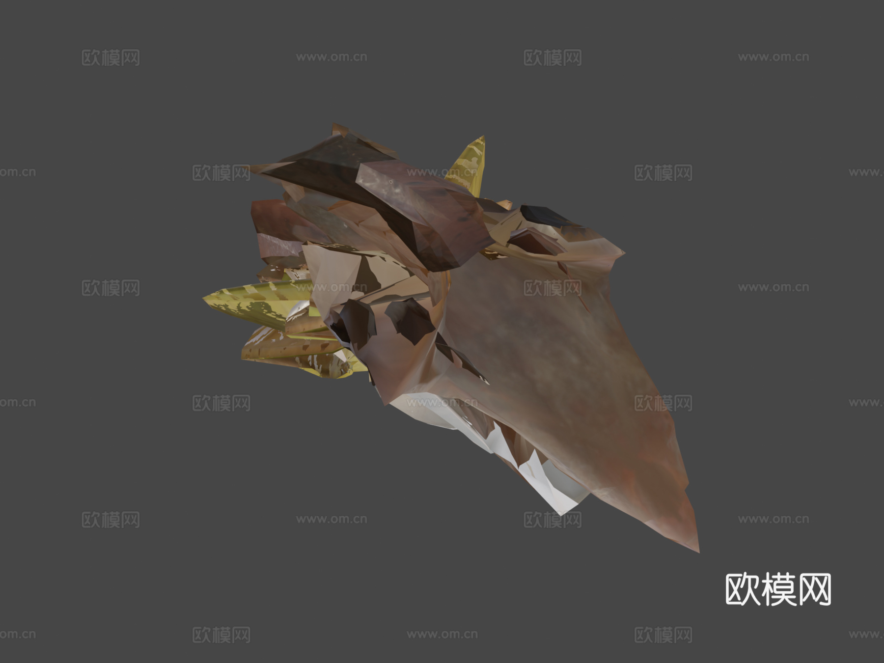 红魟鱼3d模型