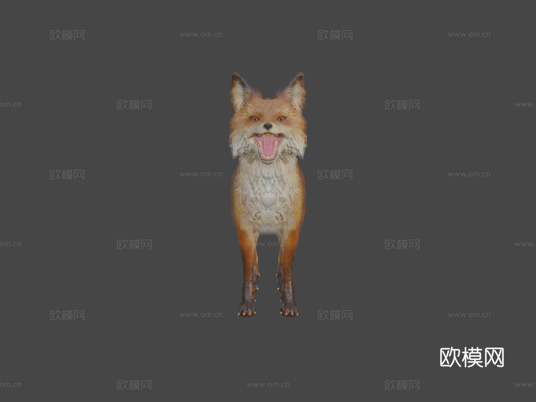 狐狸动画su模型