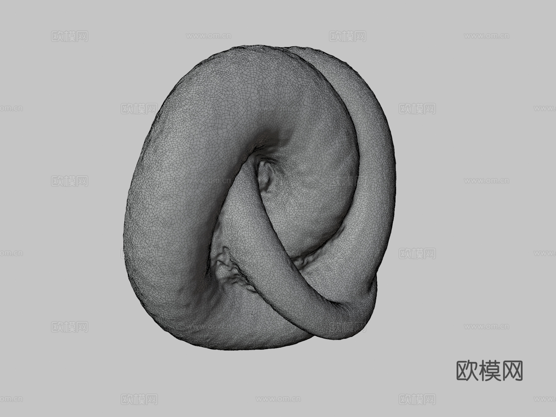 盘绕的蛇3d模型