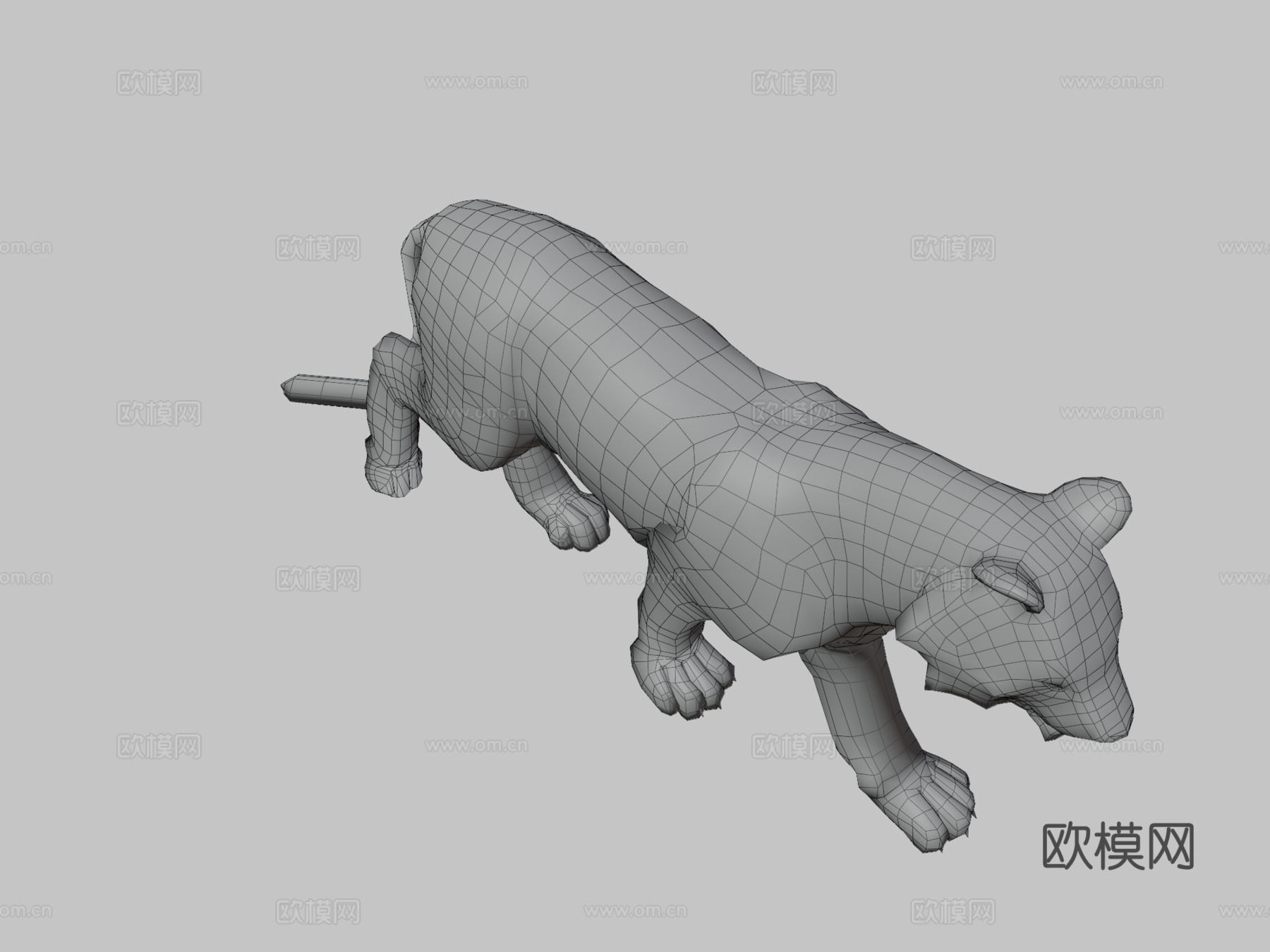 虎3d模型
