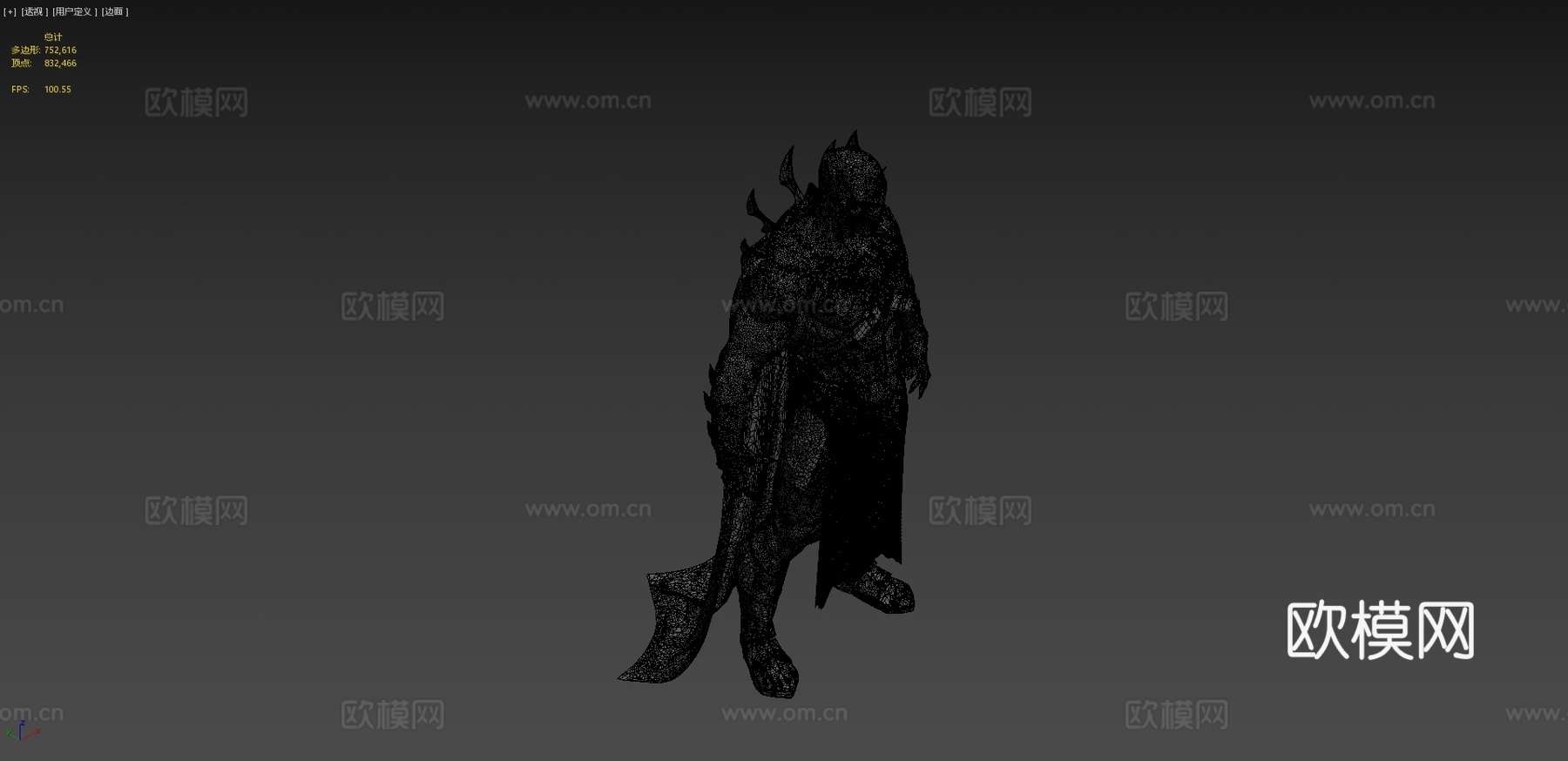 黑暗骑士3d模型