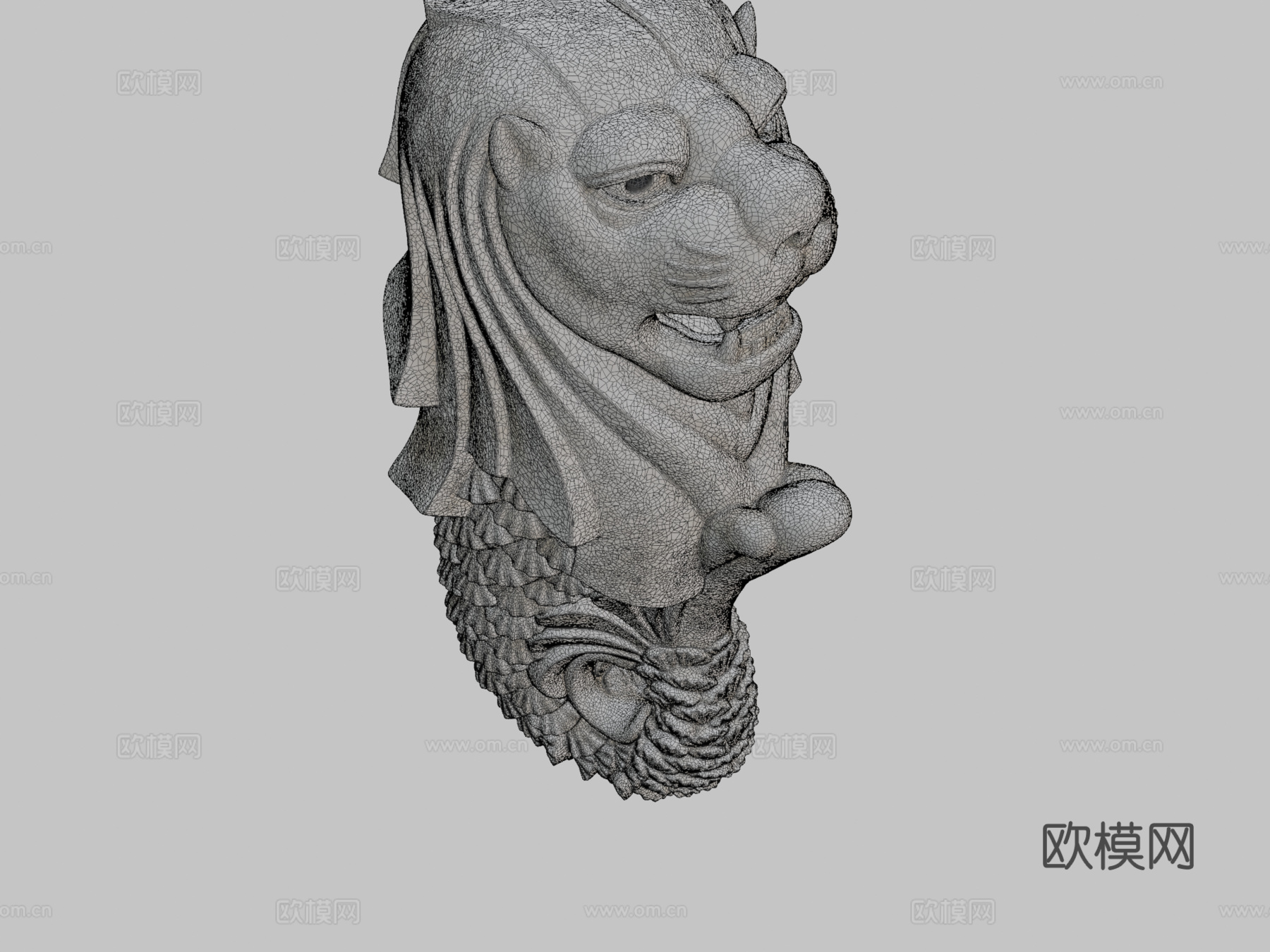 狮子3d模型