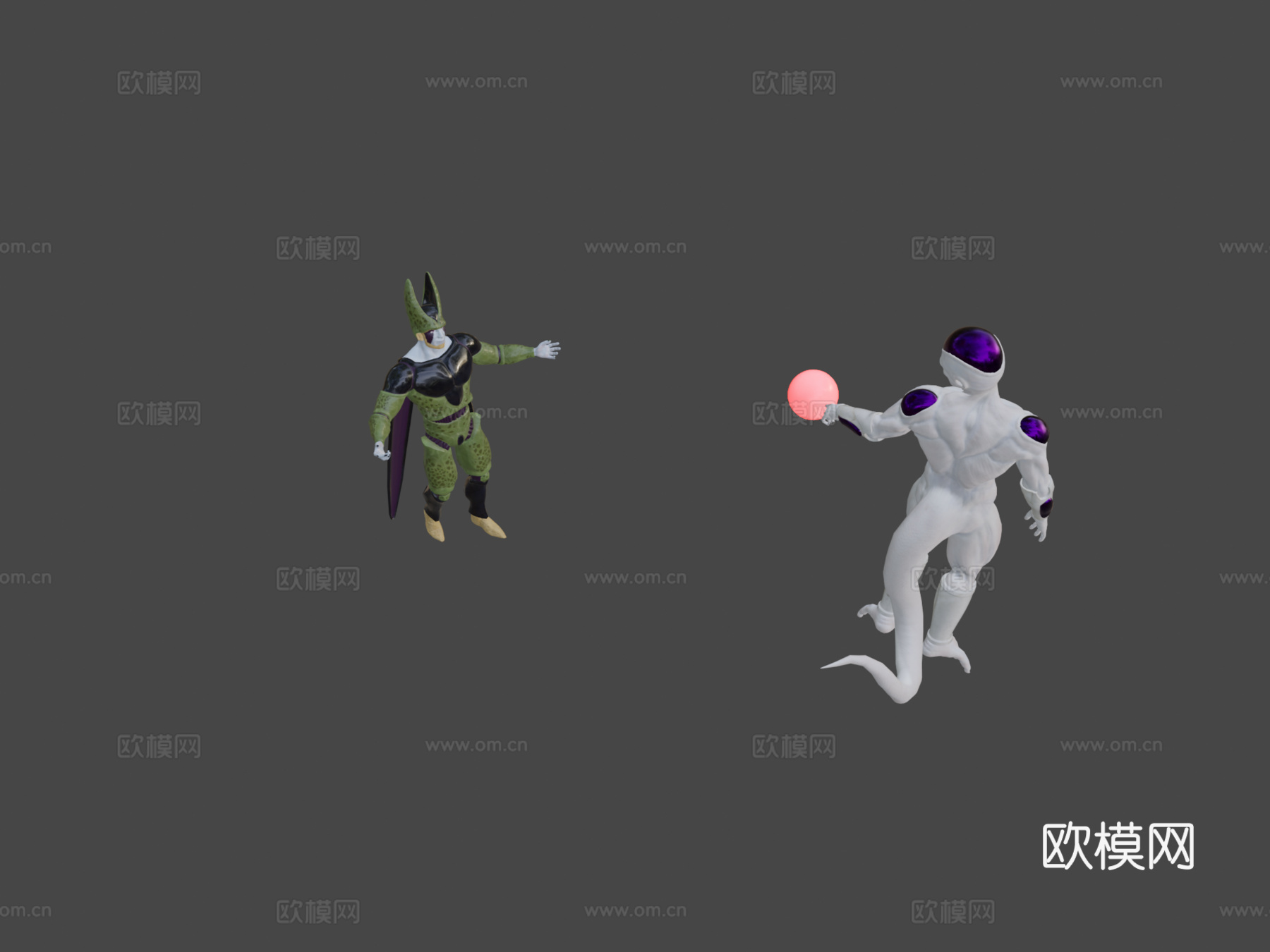 弗利萨vs沙鲁3d模型