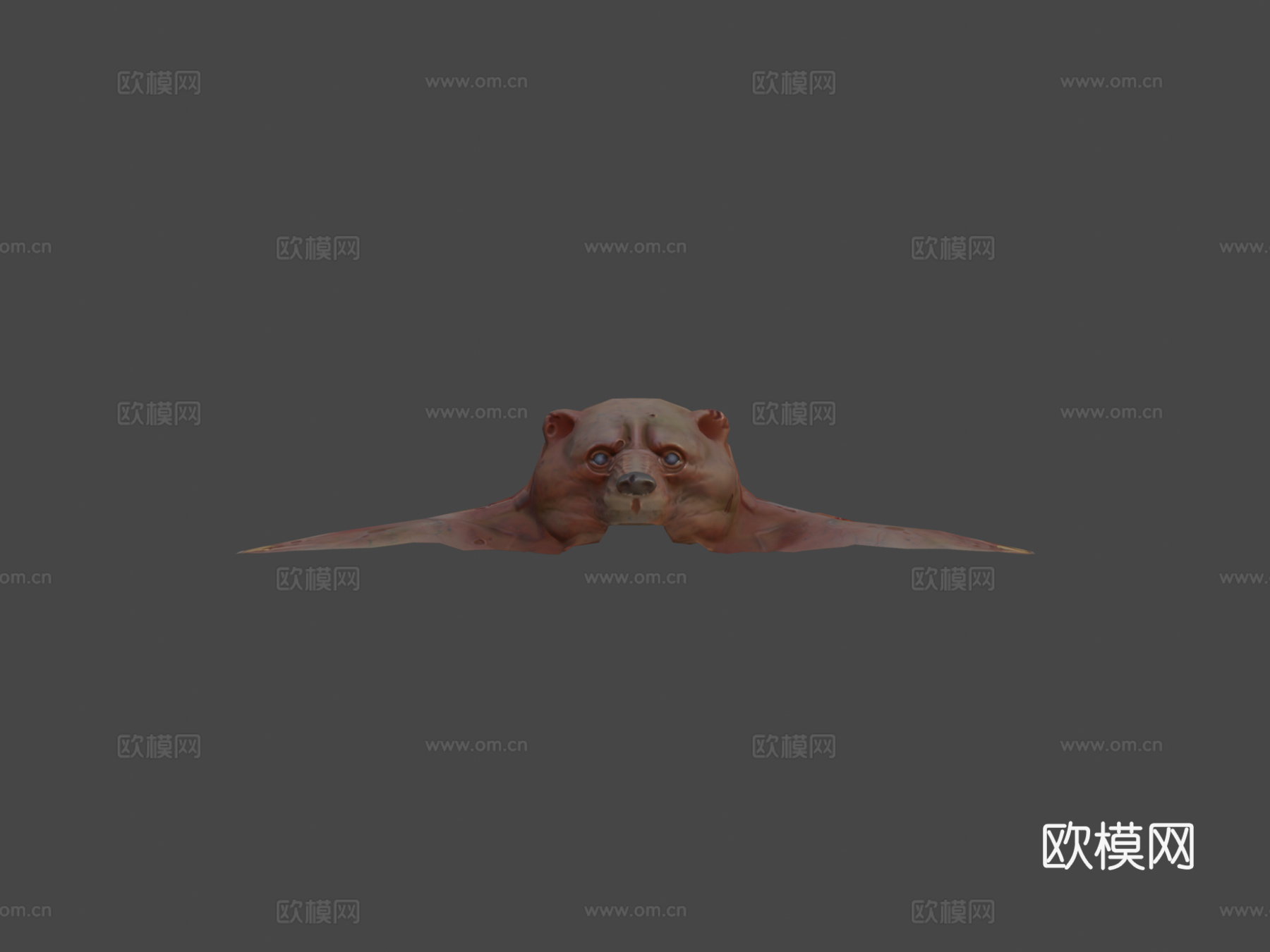 僵尸熊3d模型