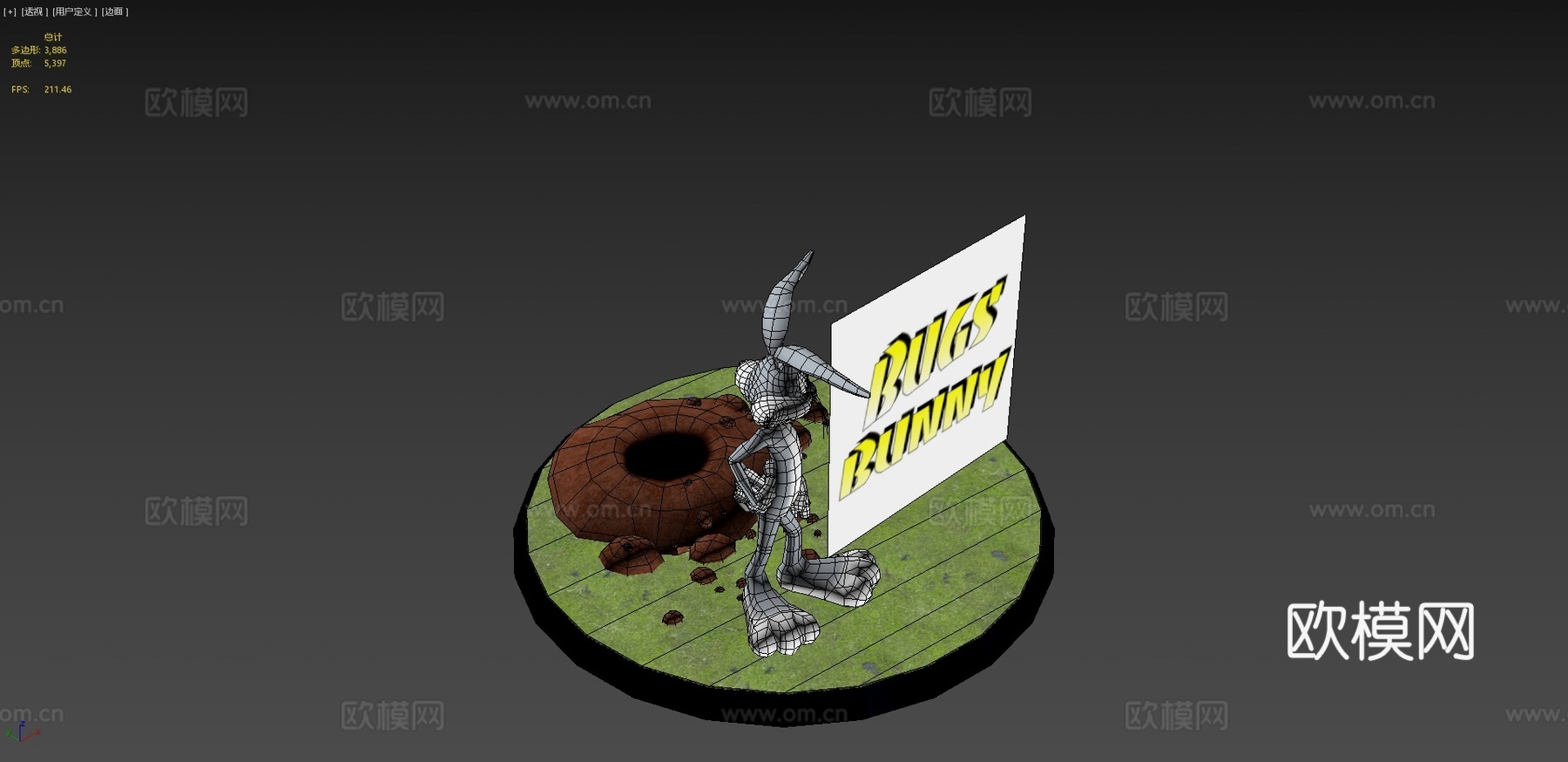 兔八哥3D模型3d模型