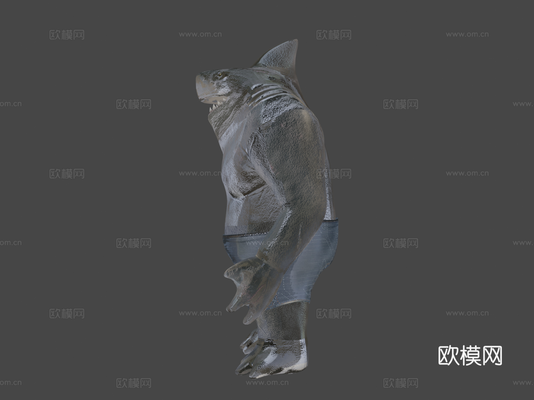 鲨鱼王3d模型