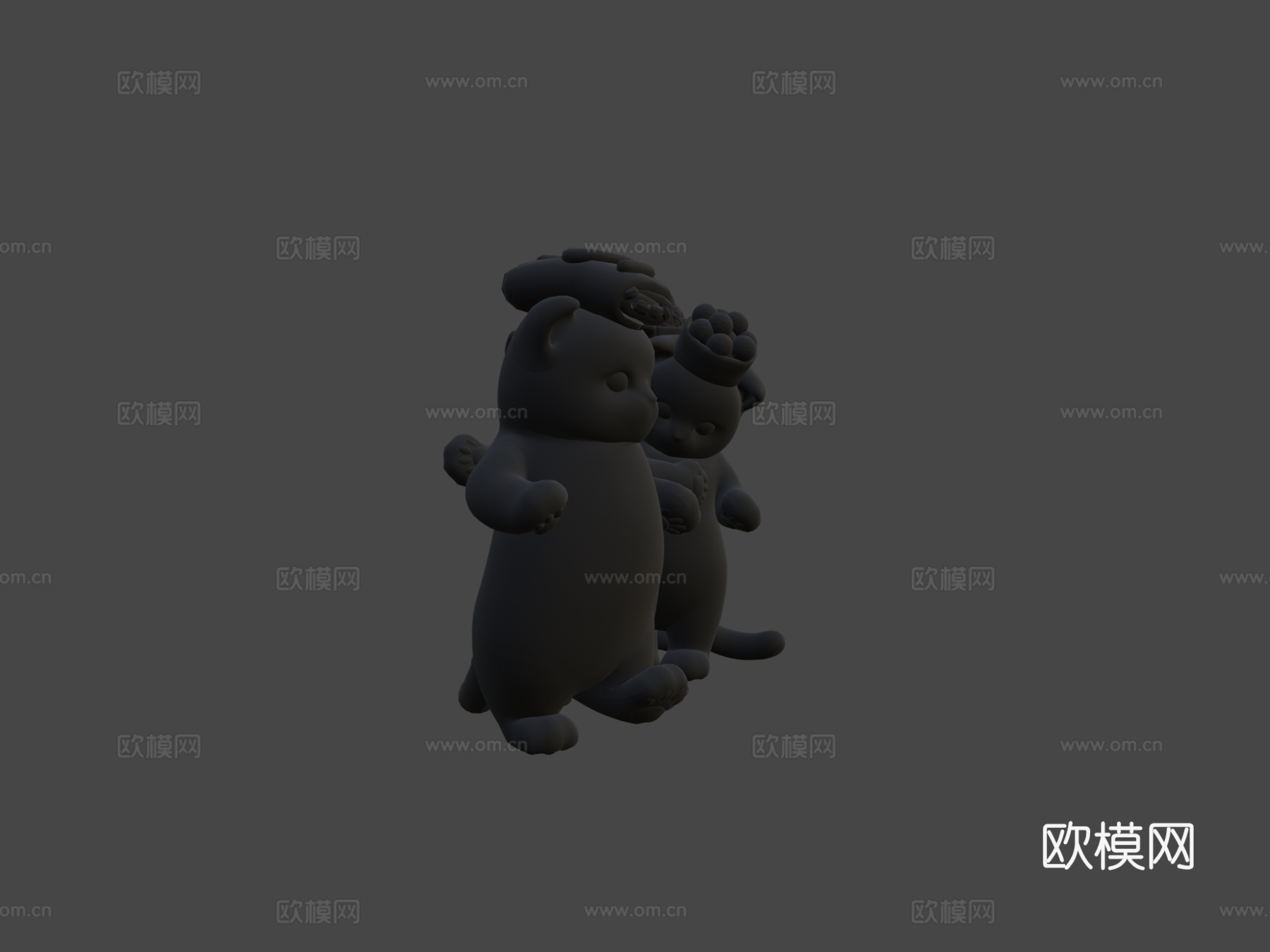 喵喵小队3d模型