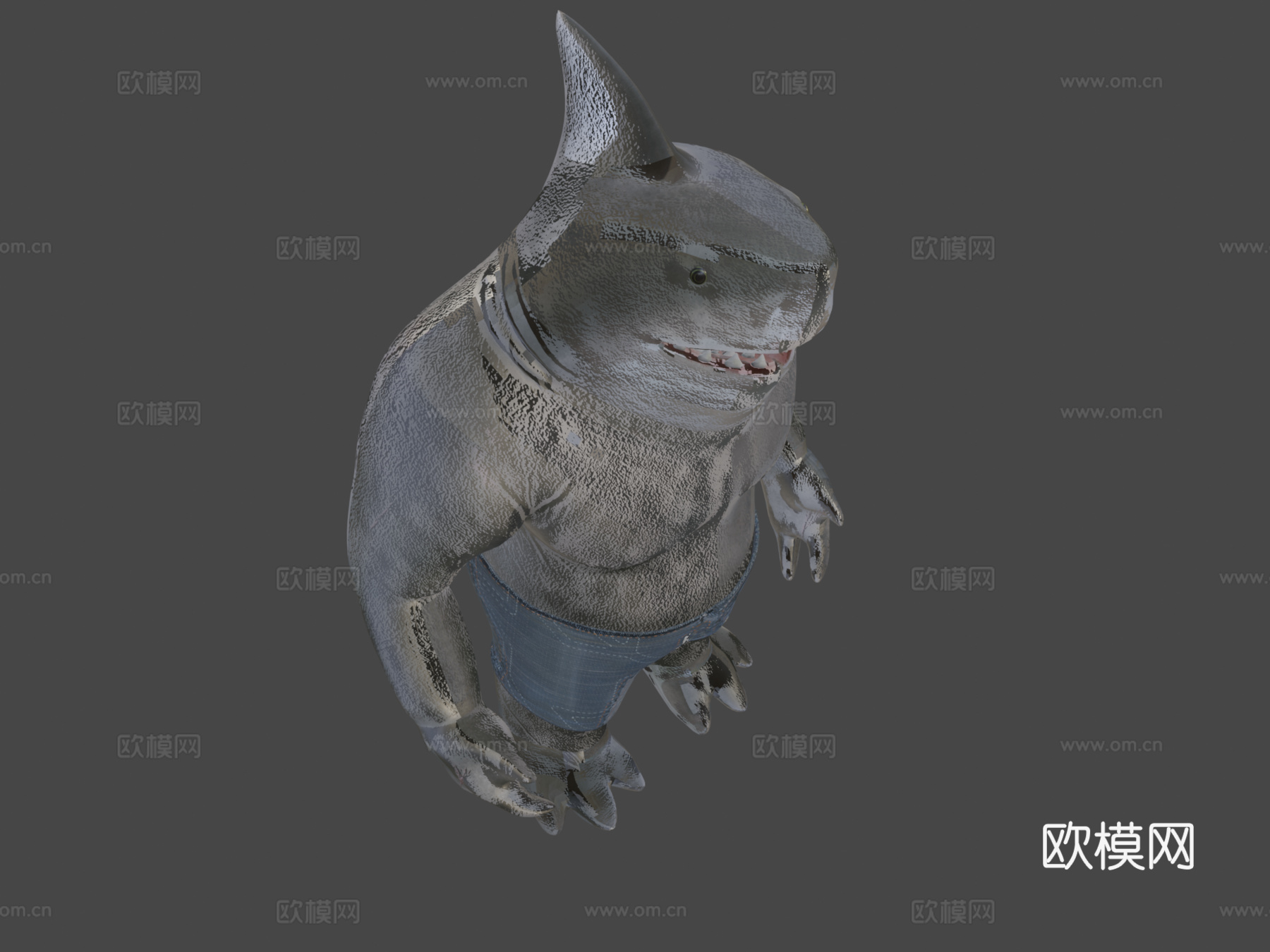 鲨鱼王3d模型