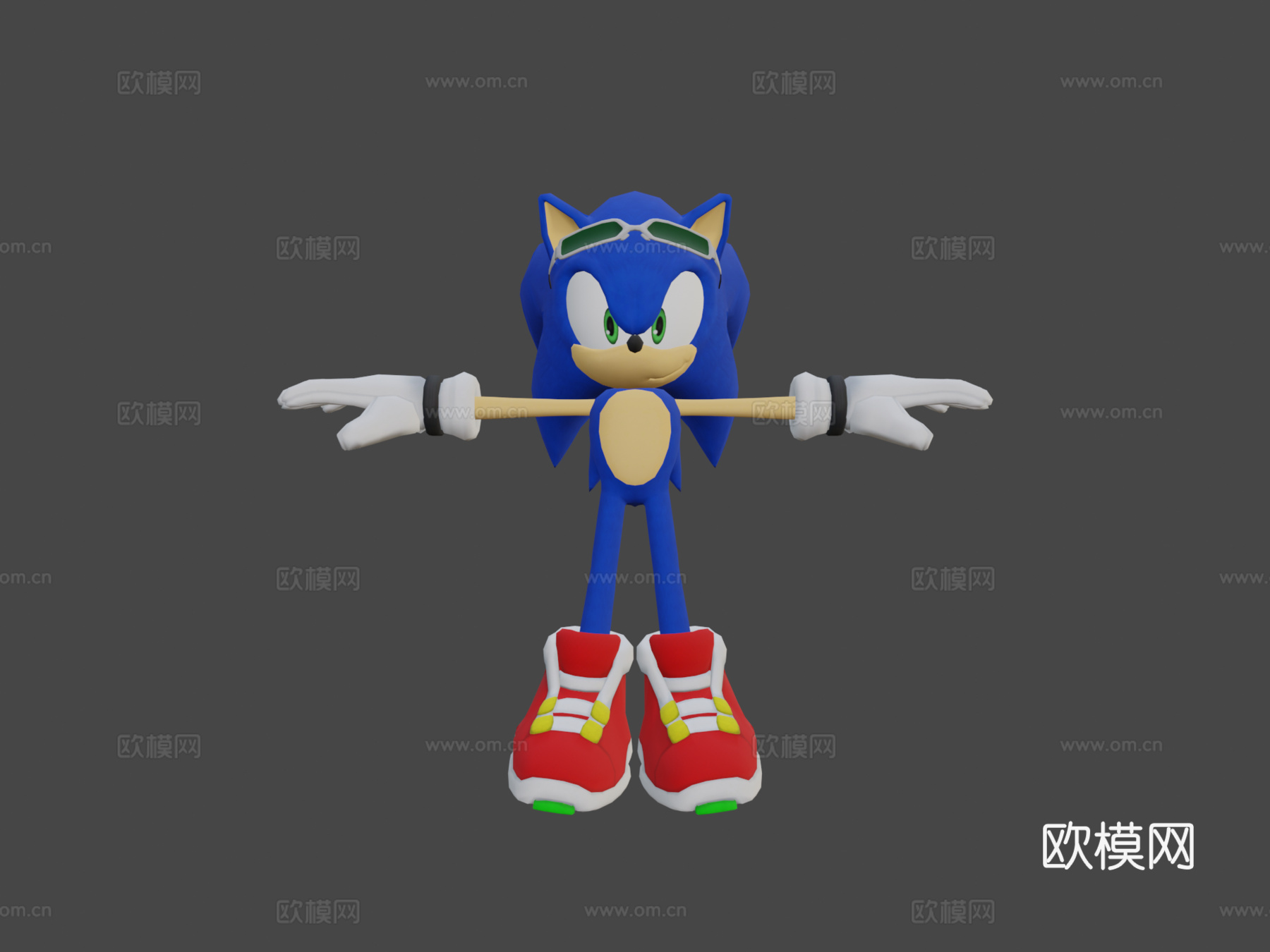 索尼克3d模型