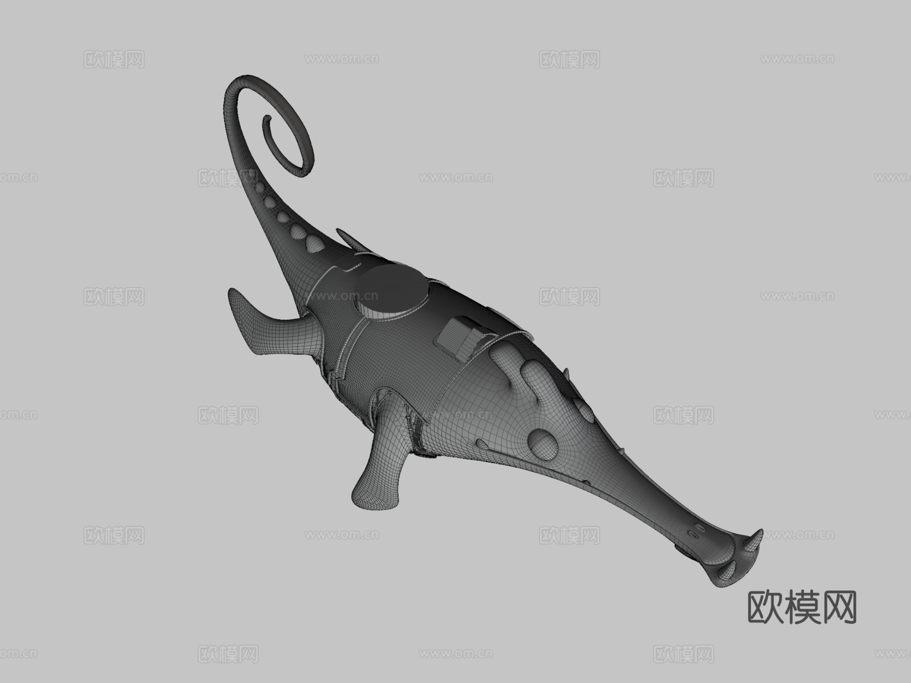 番红花动画3d模型