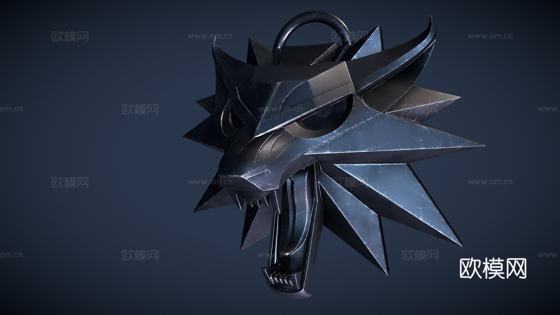 巫师徽章3d模型