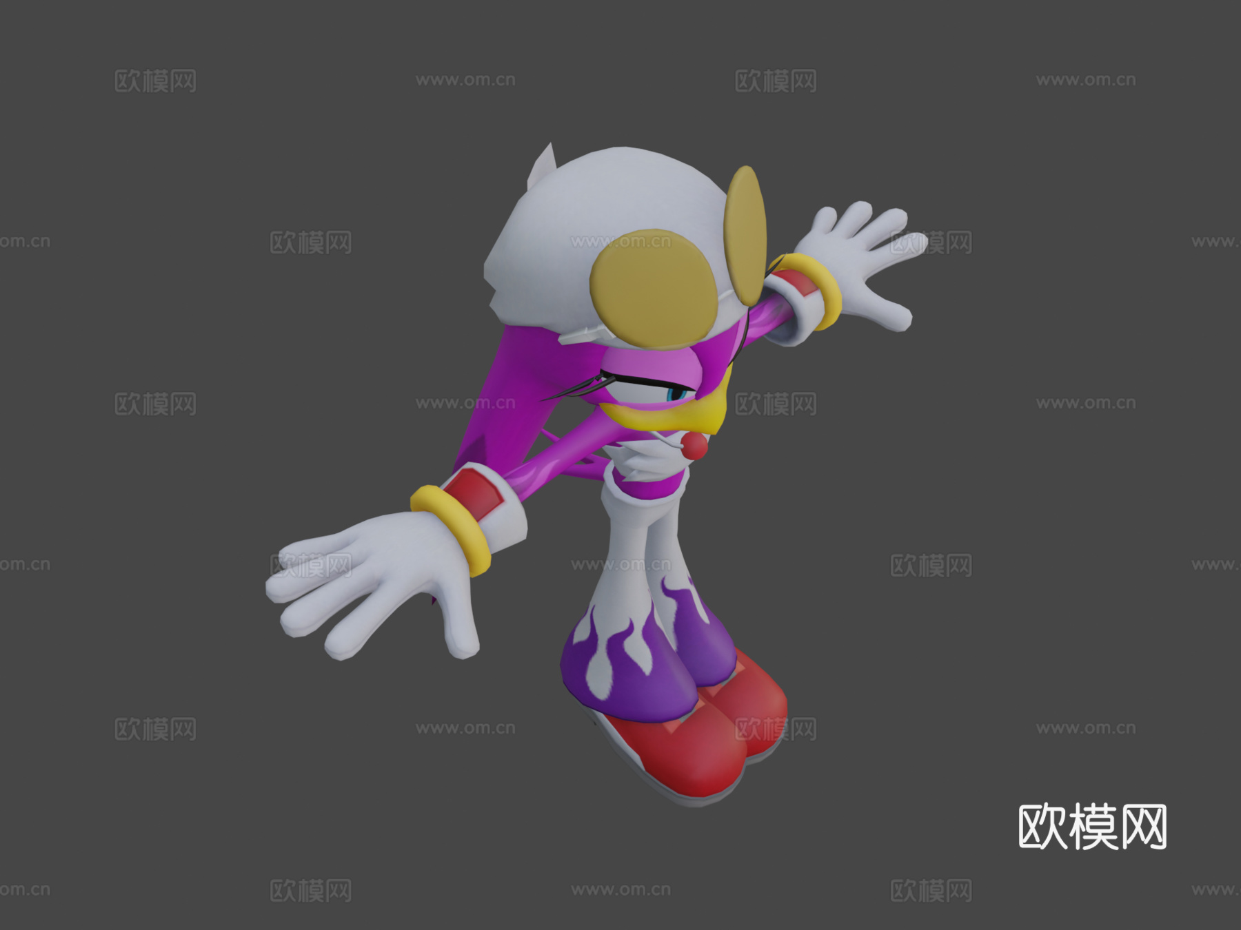 燕子波浪3d模型