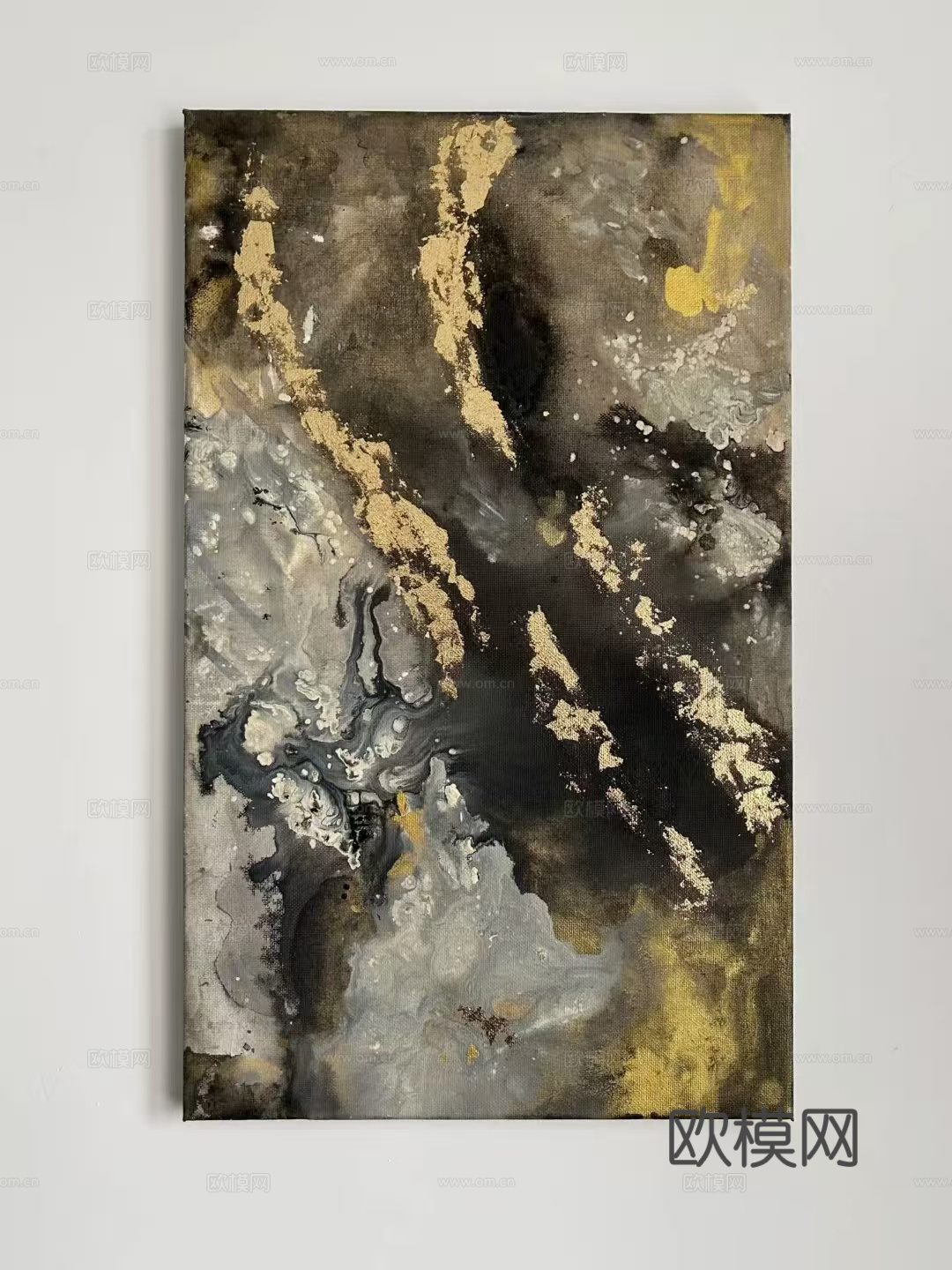 现代简约装饰挂画 意式极简装饰挂画 现代轻奢装饰挂画3d模型