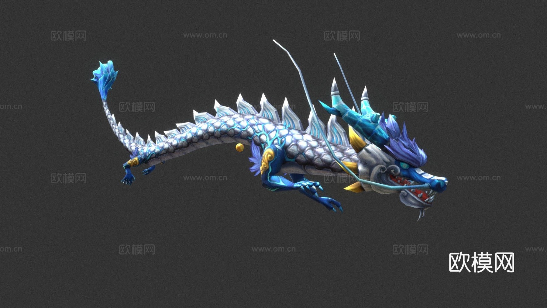 中国银龙3d模型