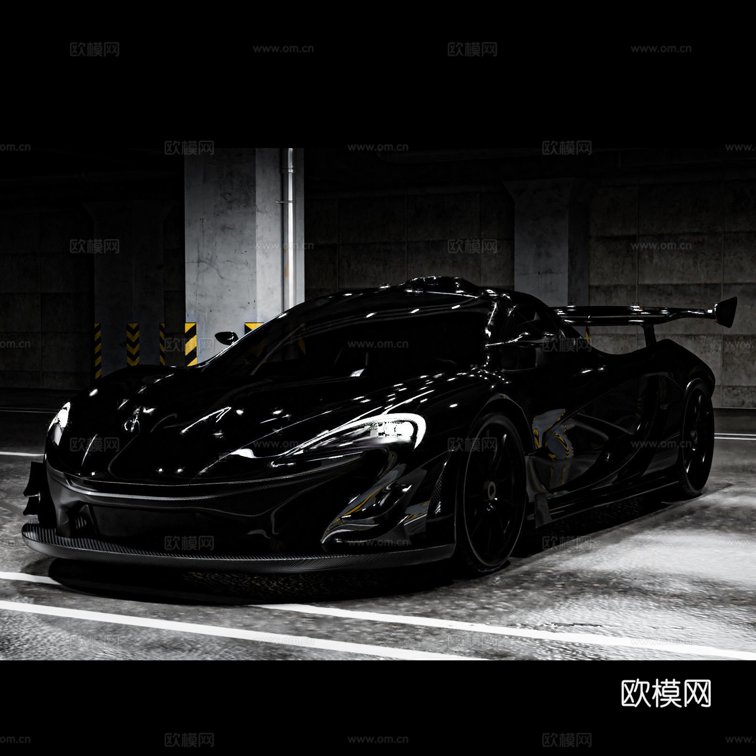 迈凯伦 P1 轿跑3d模型