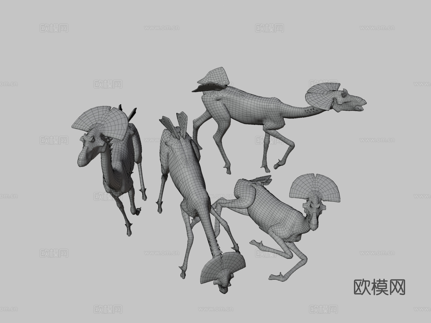 外星羚羊3d模型
