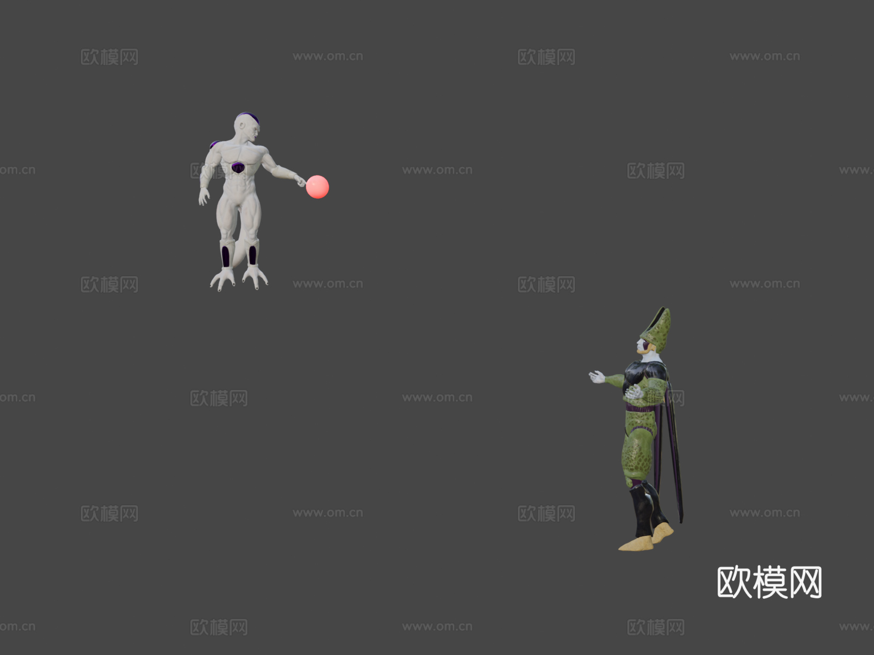 弗利萨vs沙鲁3d模型