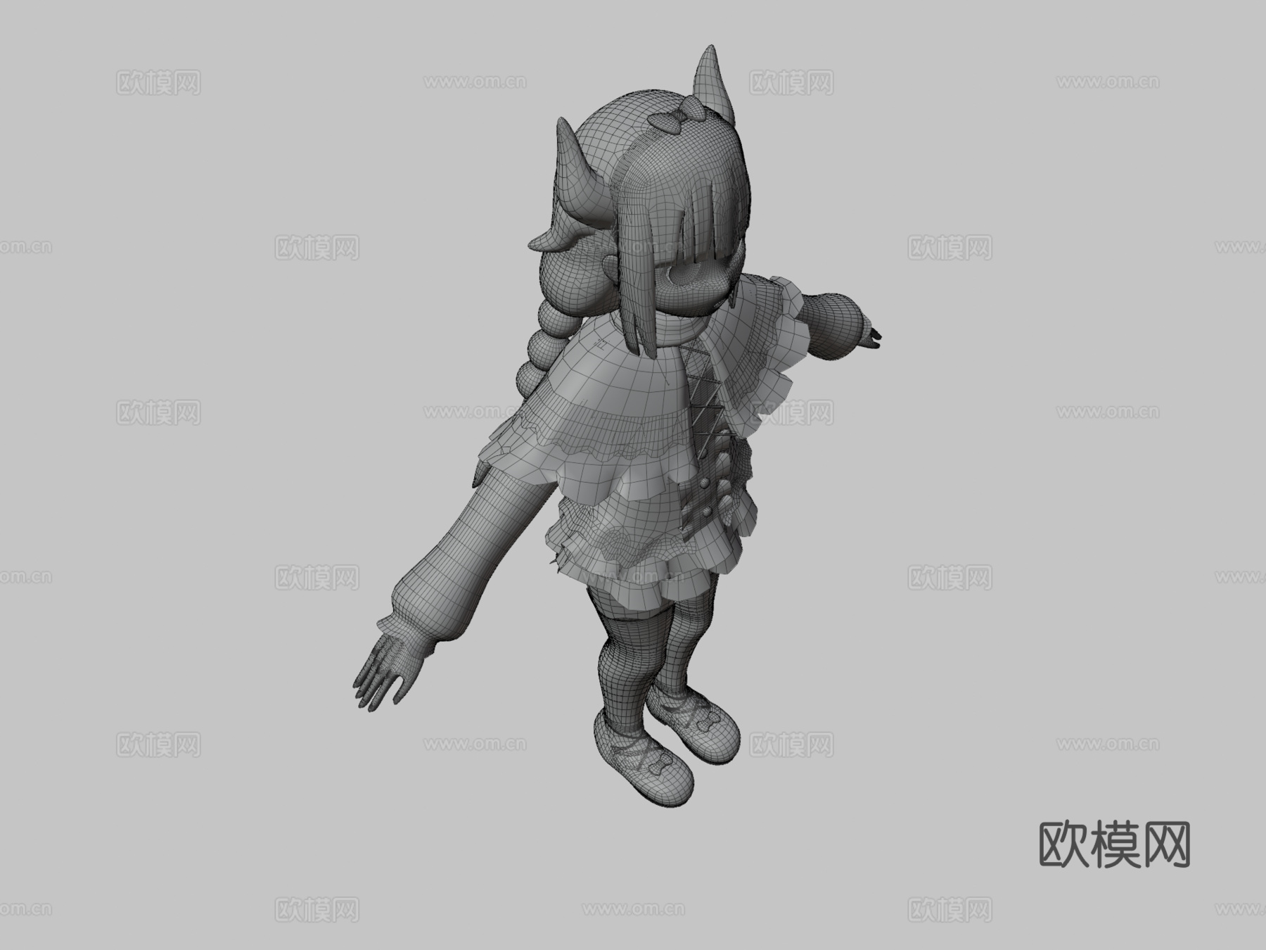 神奈-小林家的龙女仆3d模型