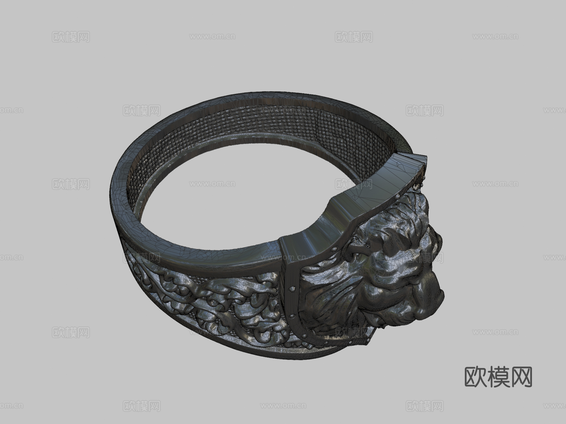 狮子盾牌3d模型