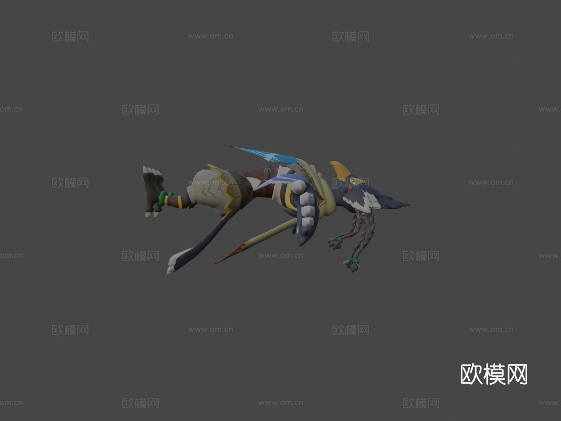 力巴尔-塞尔达传说-灾厄年代3d模型