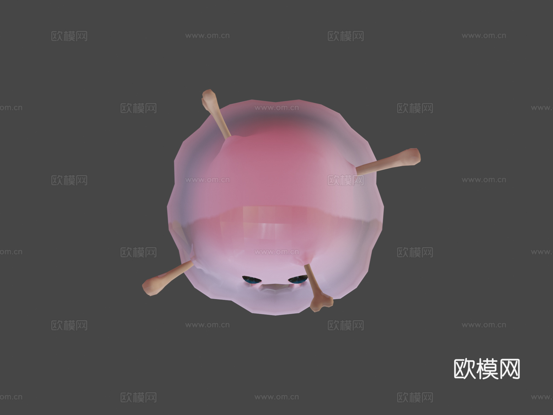 可爱史莱姆3d模型