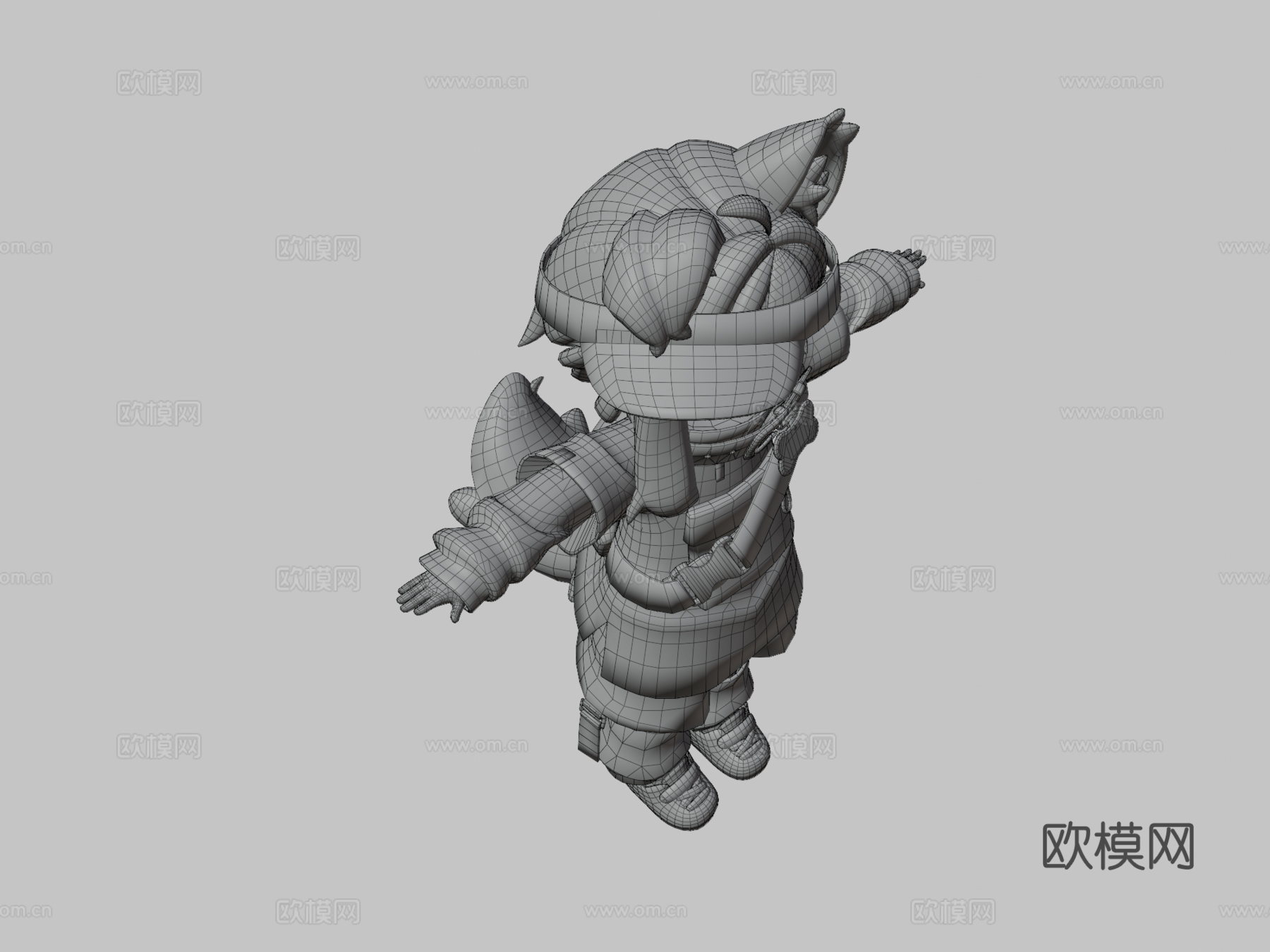 豆日向3d模型