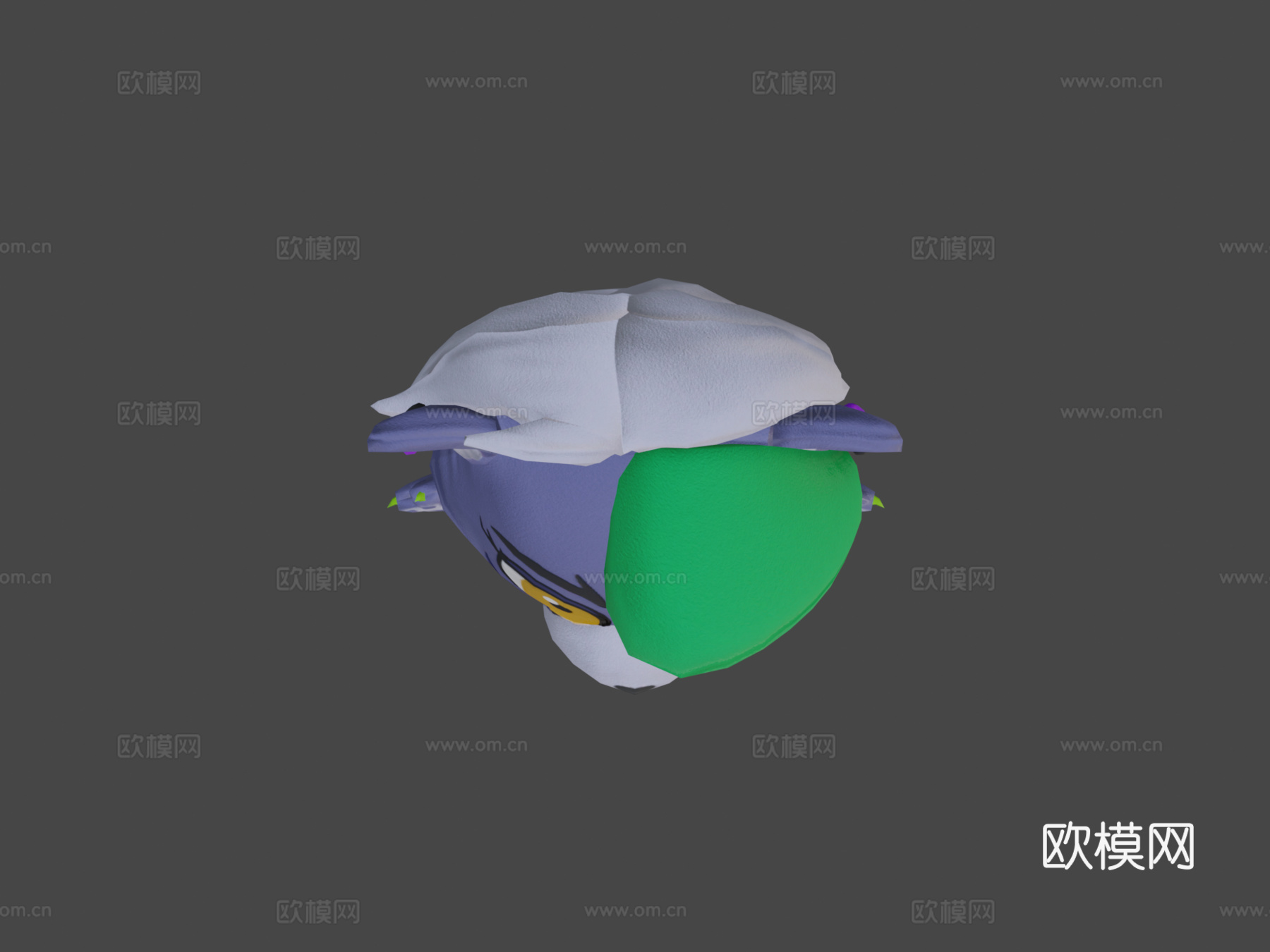 游戏中的罗克珊狼毛绒3d模型