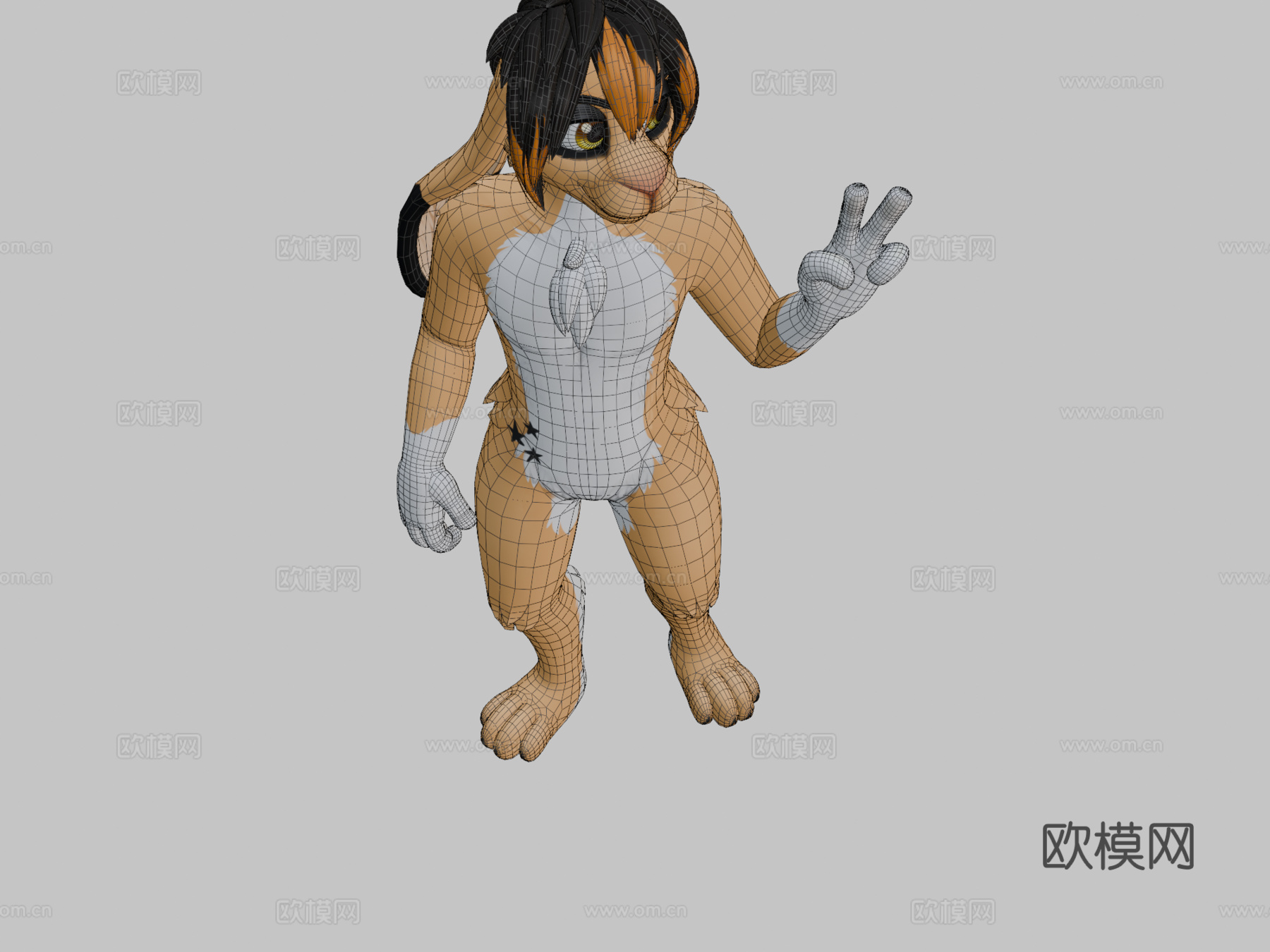 艾普西隆兔VRChat虚拟形象3d模型