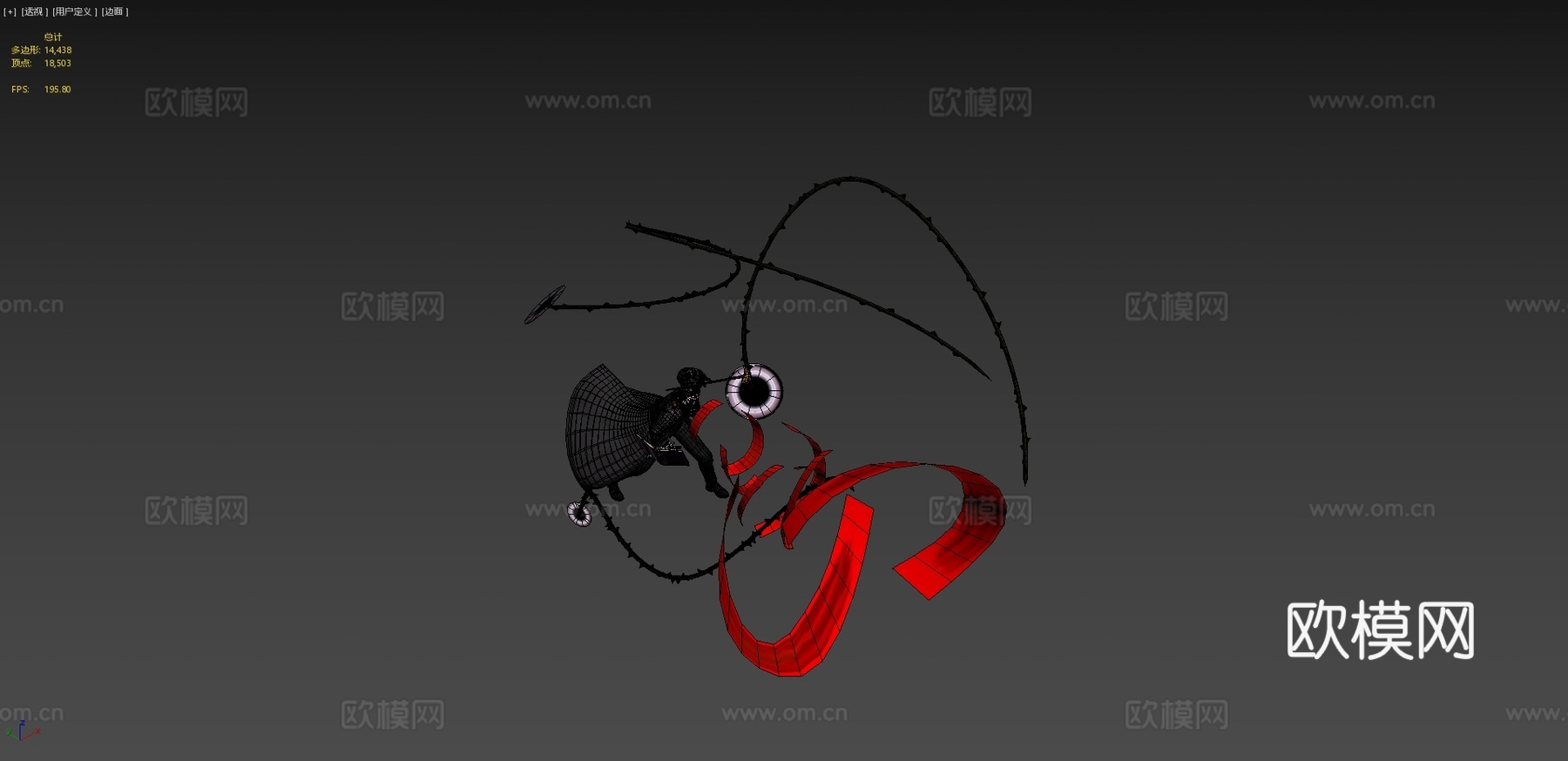 《魔法使的新娘》-艾利亚斯·爱因兹华斯3d模型