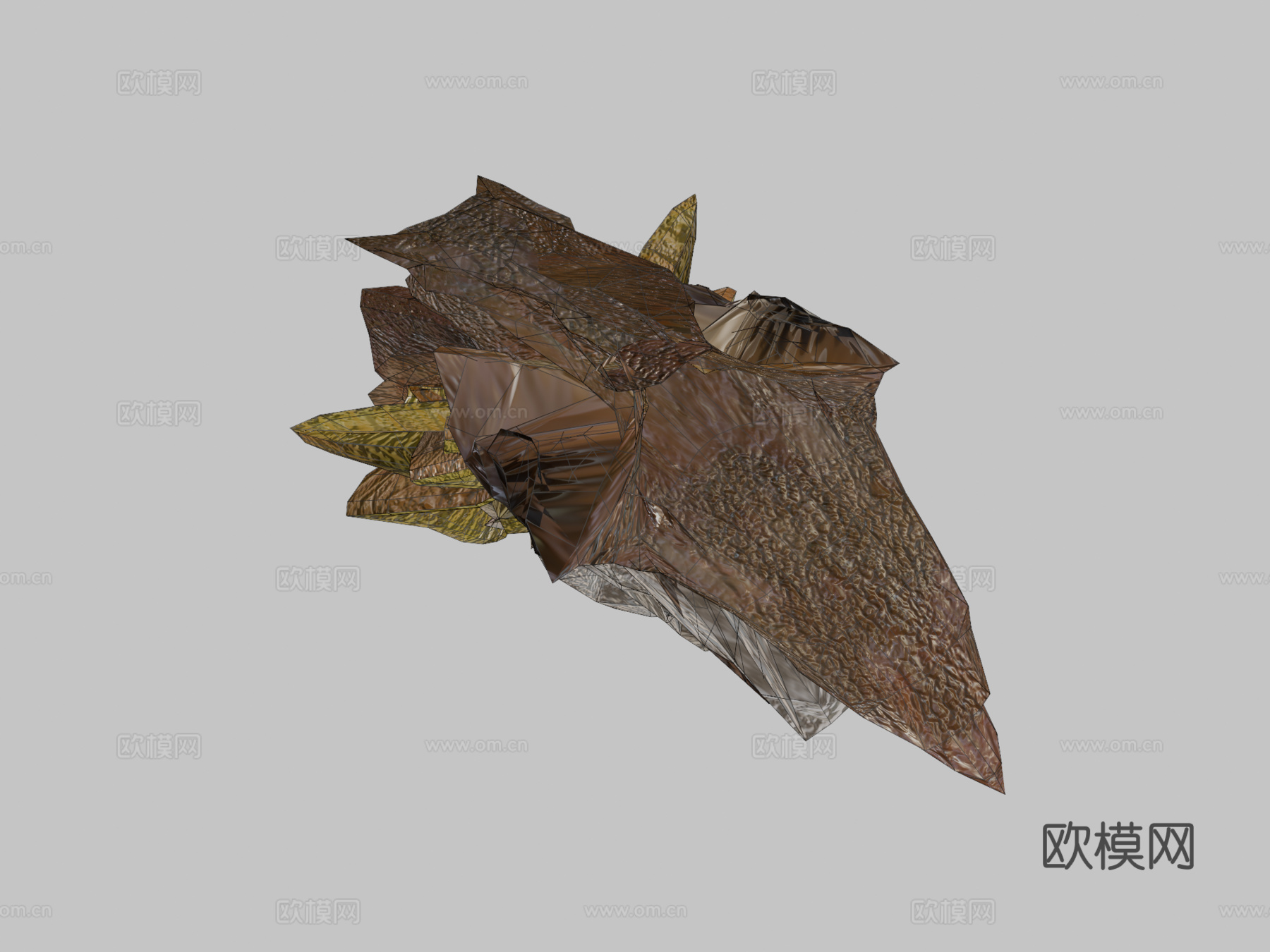红魟鱼3d模型