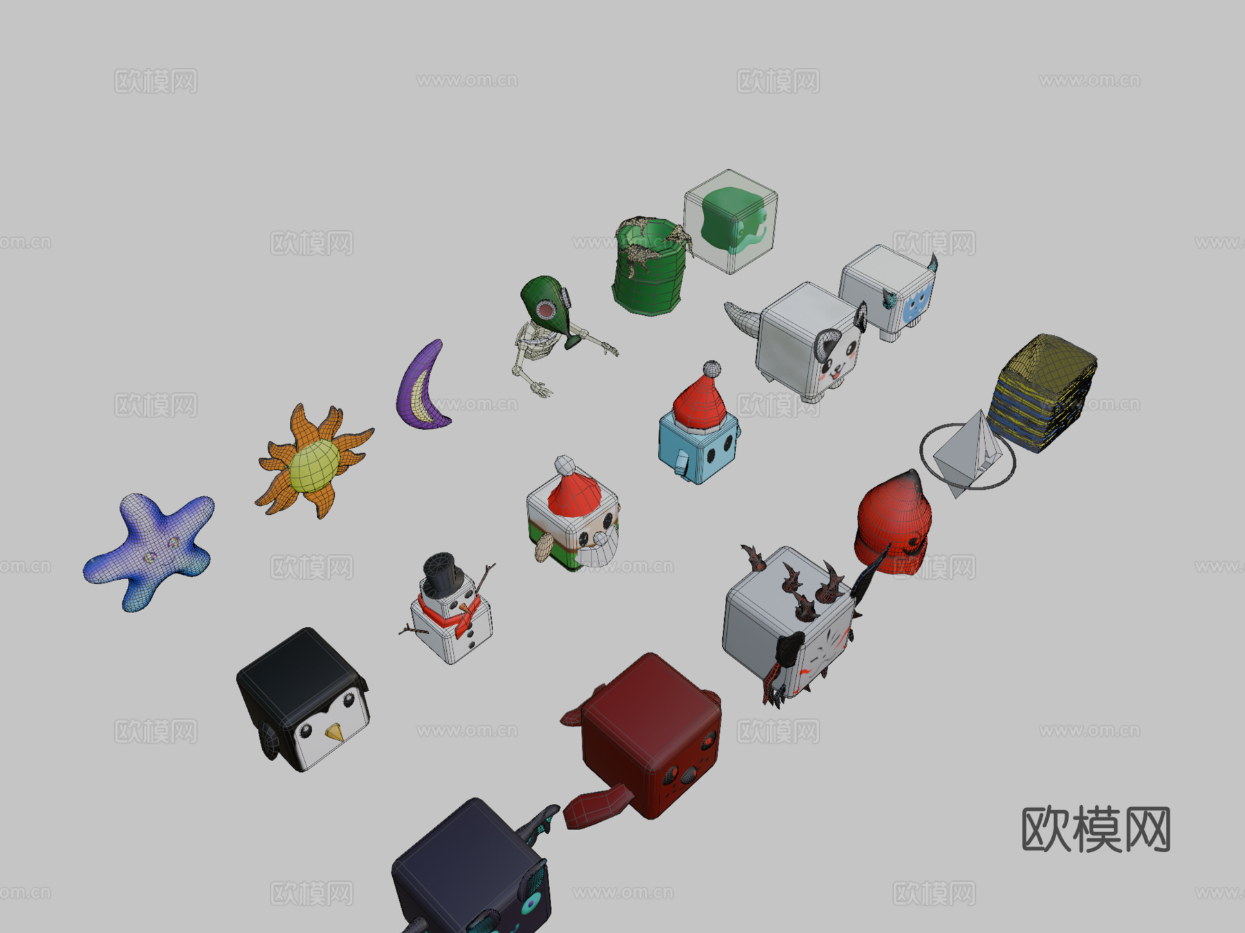 Roblox游戏就绪宠物3d模型