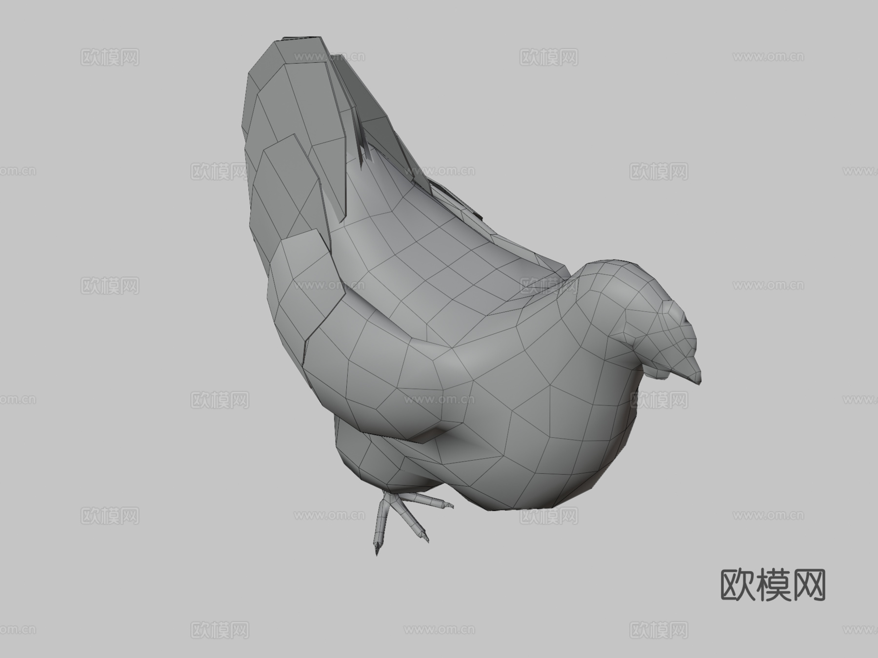 DRT-家畜-鸡3d模型