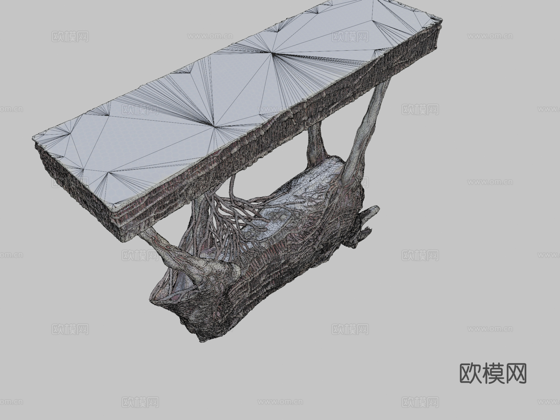 外星马3d模型