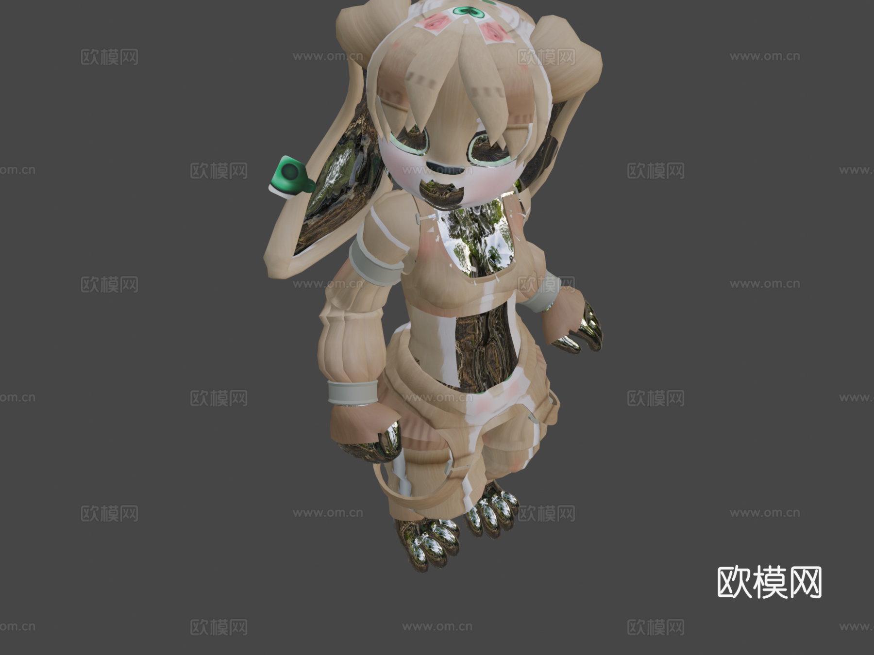 泽菲3d模型