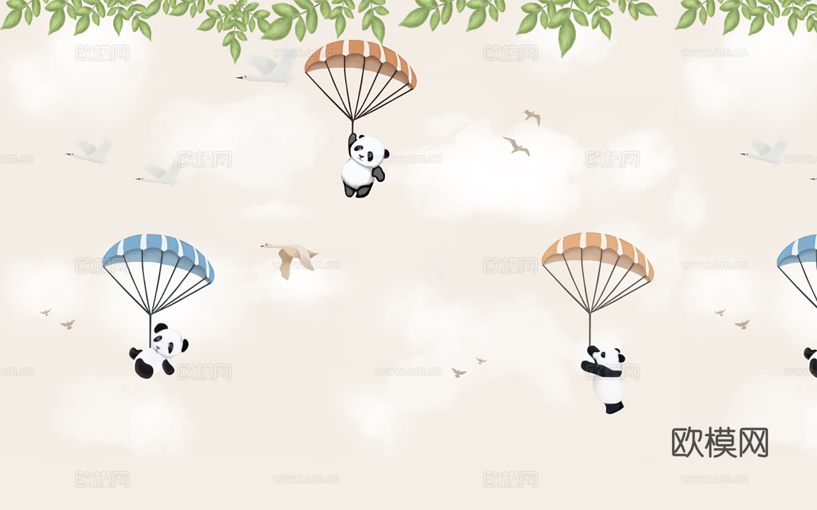 现代 可爱 儿童壁纸 墙布