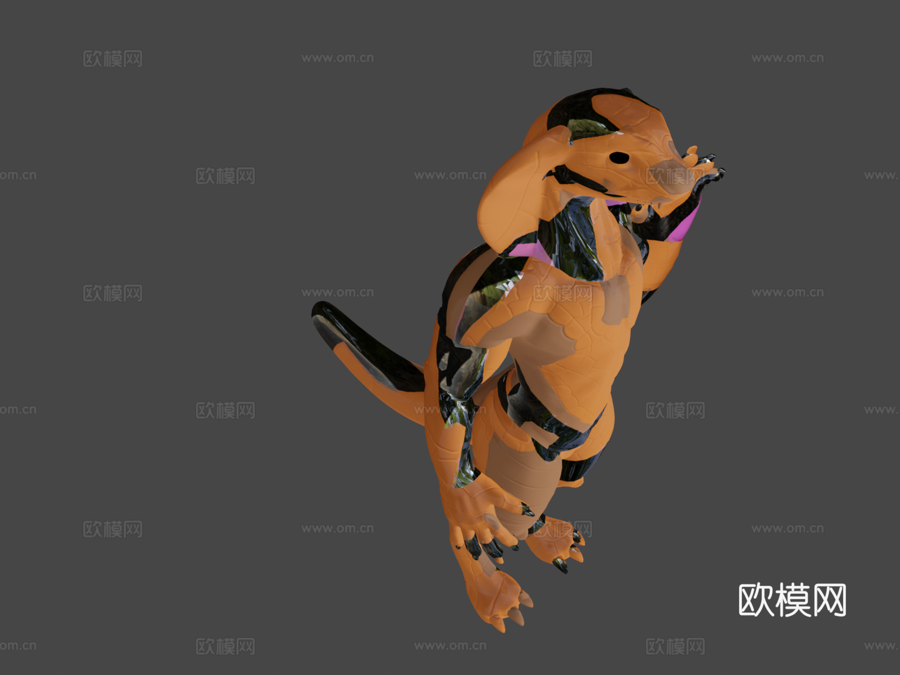 拟人蛇模型3d模型