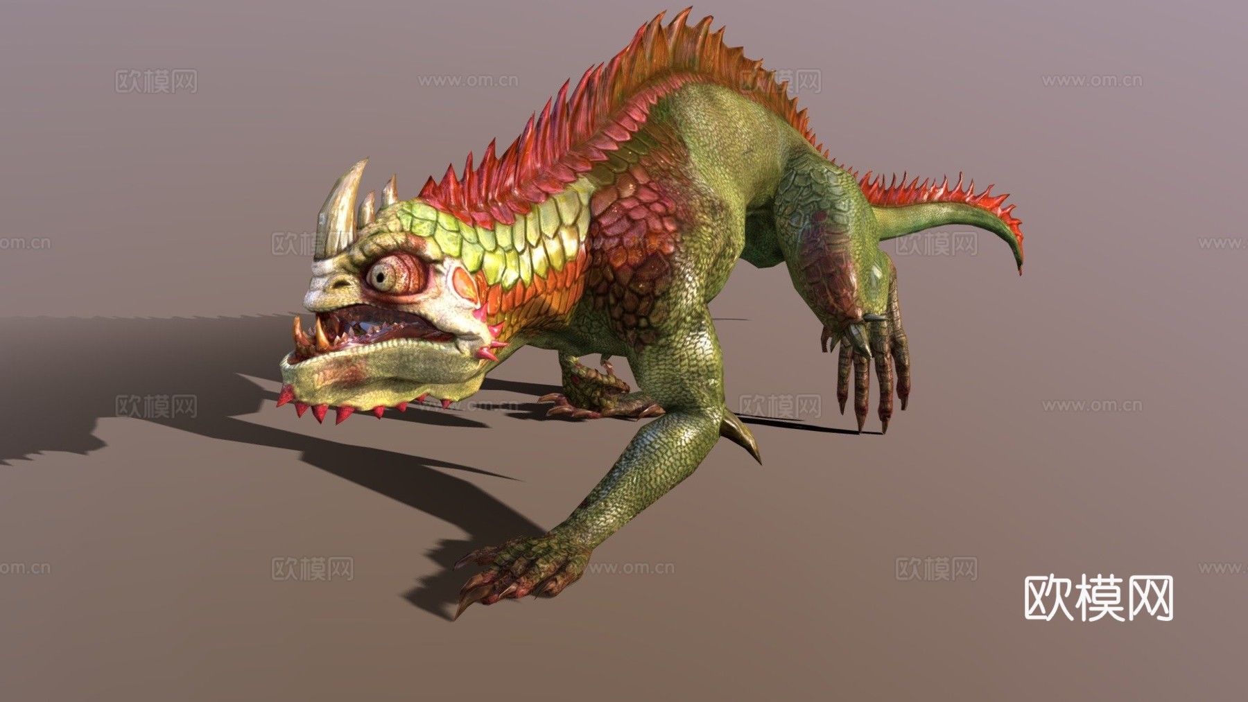蜥蜴3d模型