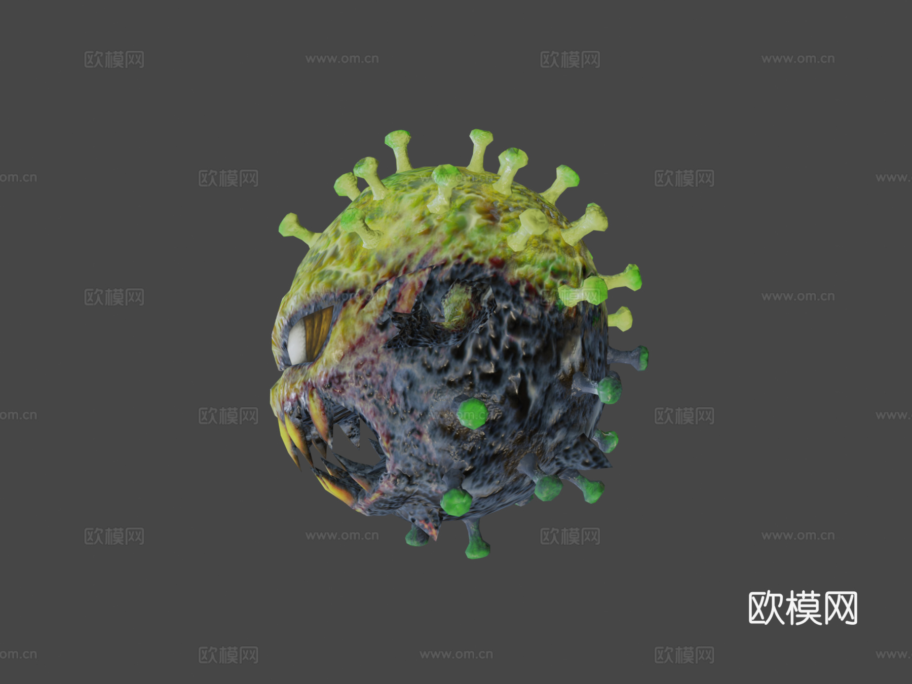 病毒_053d模型