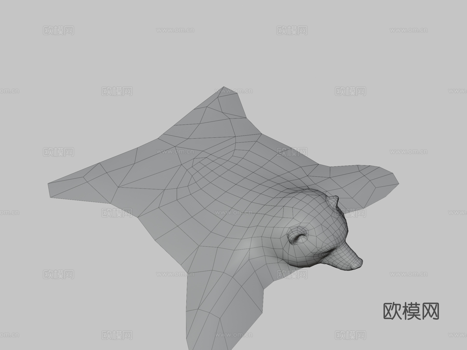 僵尸熊3d模型
